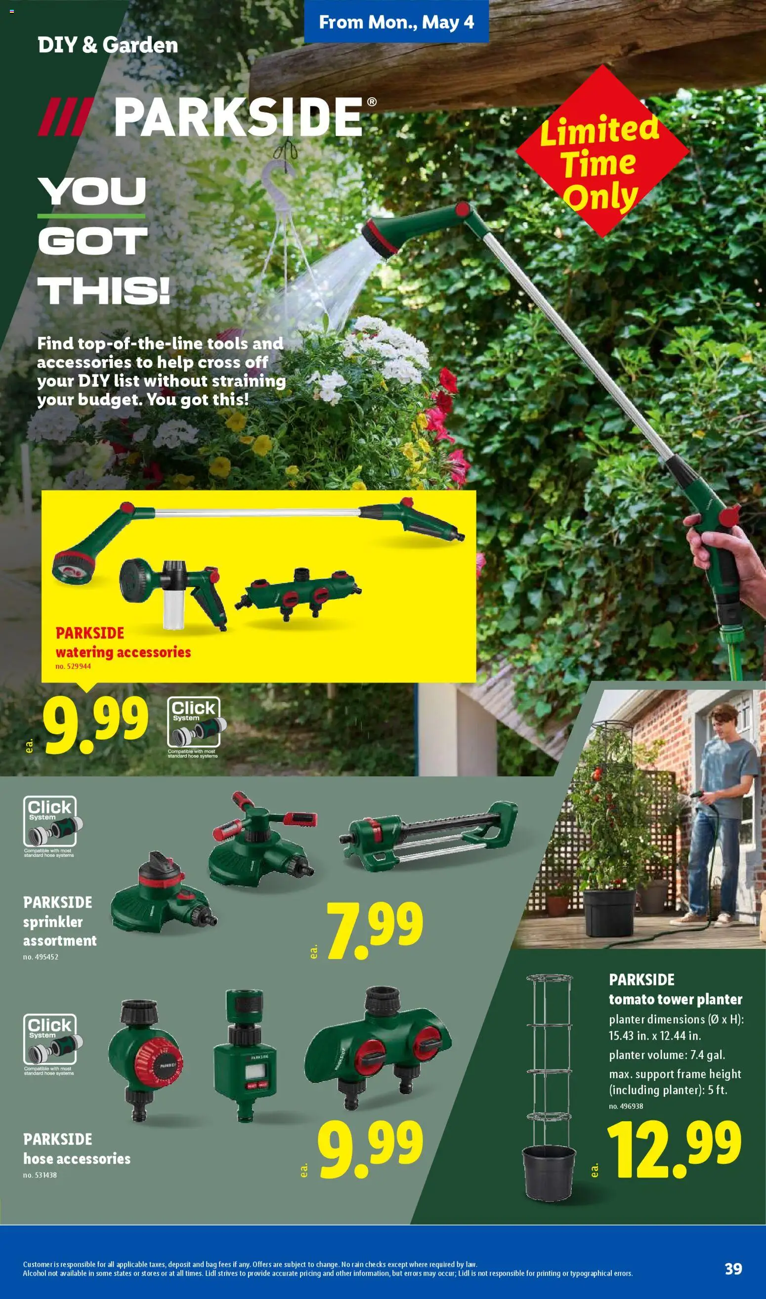 Lidl Weekly Ad - valid from 29.04.2026 | Page: 39 | Products: Bag