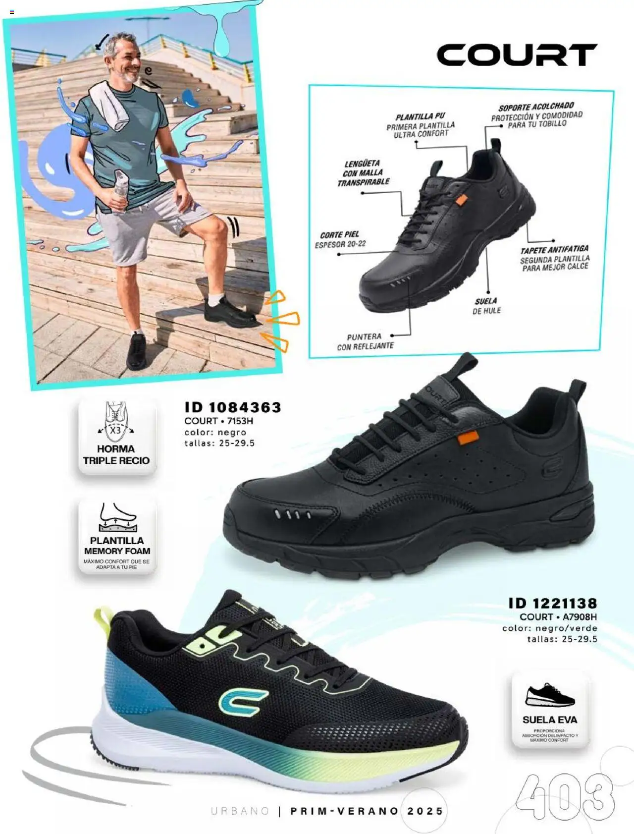 Nuevas ofertas de Price Shoes válidas en toda la República Mexicana desde el 24.01.2025. ¡Encuentra las mejores ofertas en Price Shoes catálogo Urbano! | Página: 403 | Productos: Malla, Acolchado, Tapete