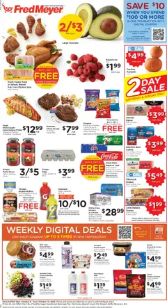 Preview of Fred Meyer weekly ads valid from 08.10.2025
