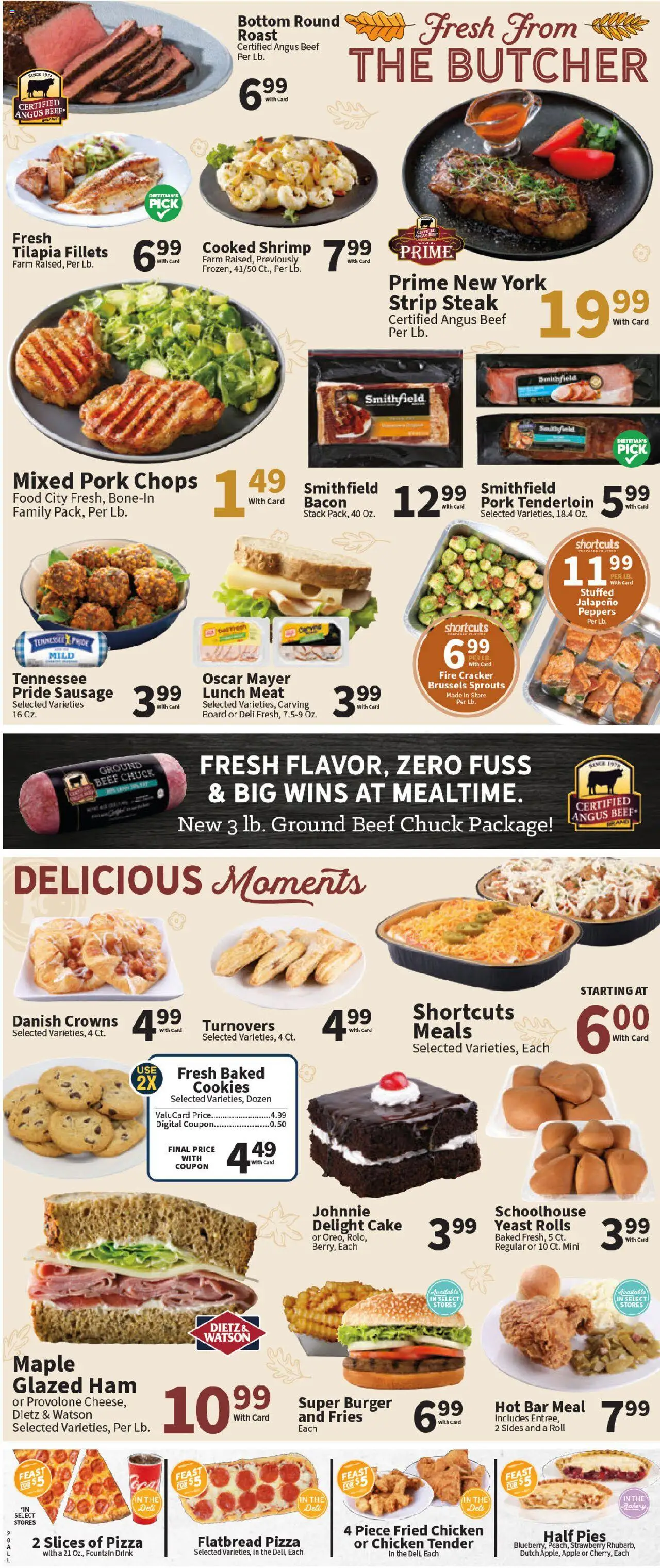 Food City Grand Opening - valid from 15.10.2025 | Page: 6 | Products: Brussels Sprouts, Ham, Cookies, Sausage
