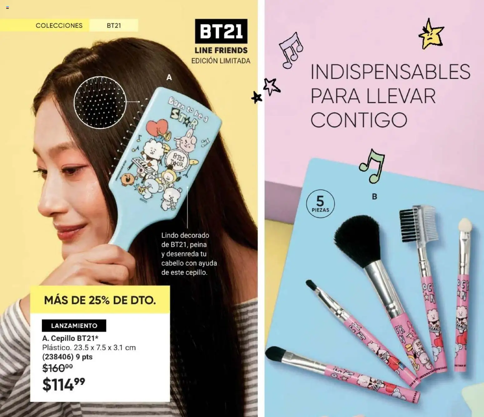 Nuevas ofertas de AVON válidas en toda la República Mexicana desde el 24.04.2026. ¡Encuentra las mejores ofertas en AVON Casa & Estilo 7 2026! | Página: 8 | Productos: Cepillo