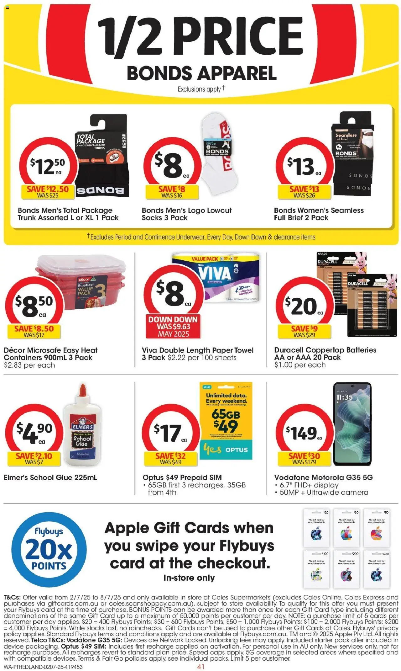 Coles catalogue - valid from 02.07.2025 | Page: 41 | Products: Decor, Batteries, Glue, Game