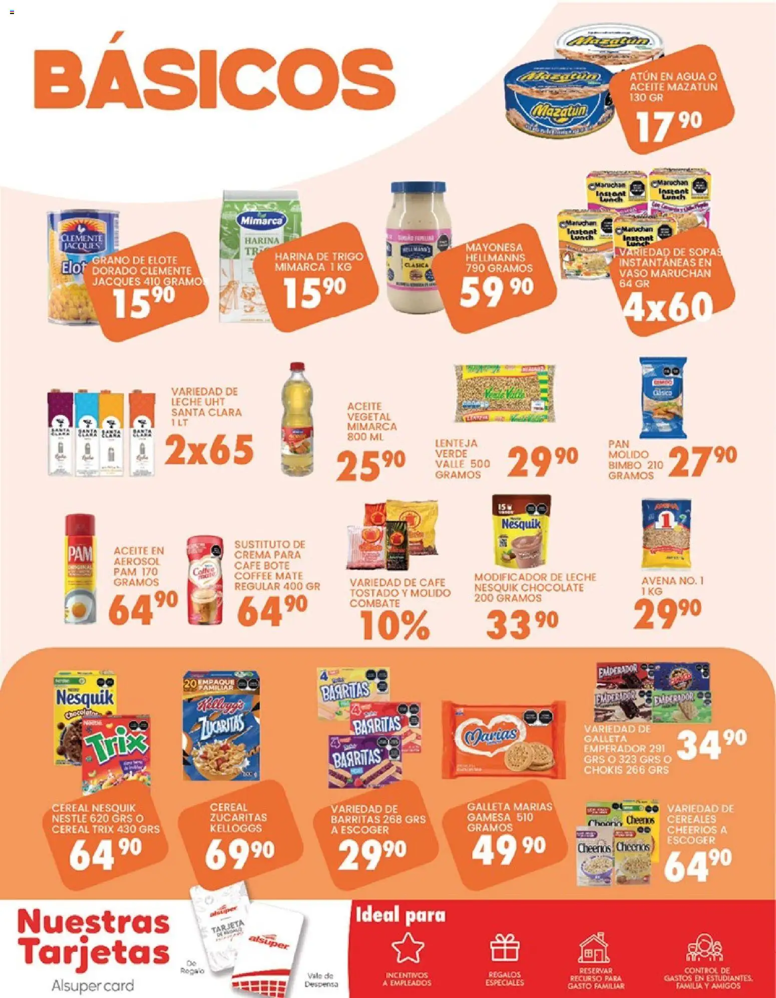Nuevas ofertas de Alsuper válidas en toda la República Mexicana desde el 24.03.2026. ¡Encuentra las mejores ofertas en Alsuper folleto! | Página: 6 | Productos: Harina, Pan molido, Café, Cereales
