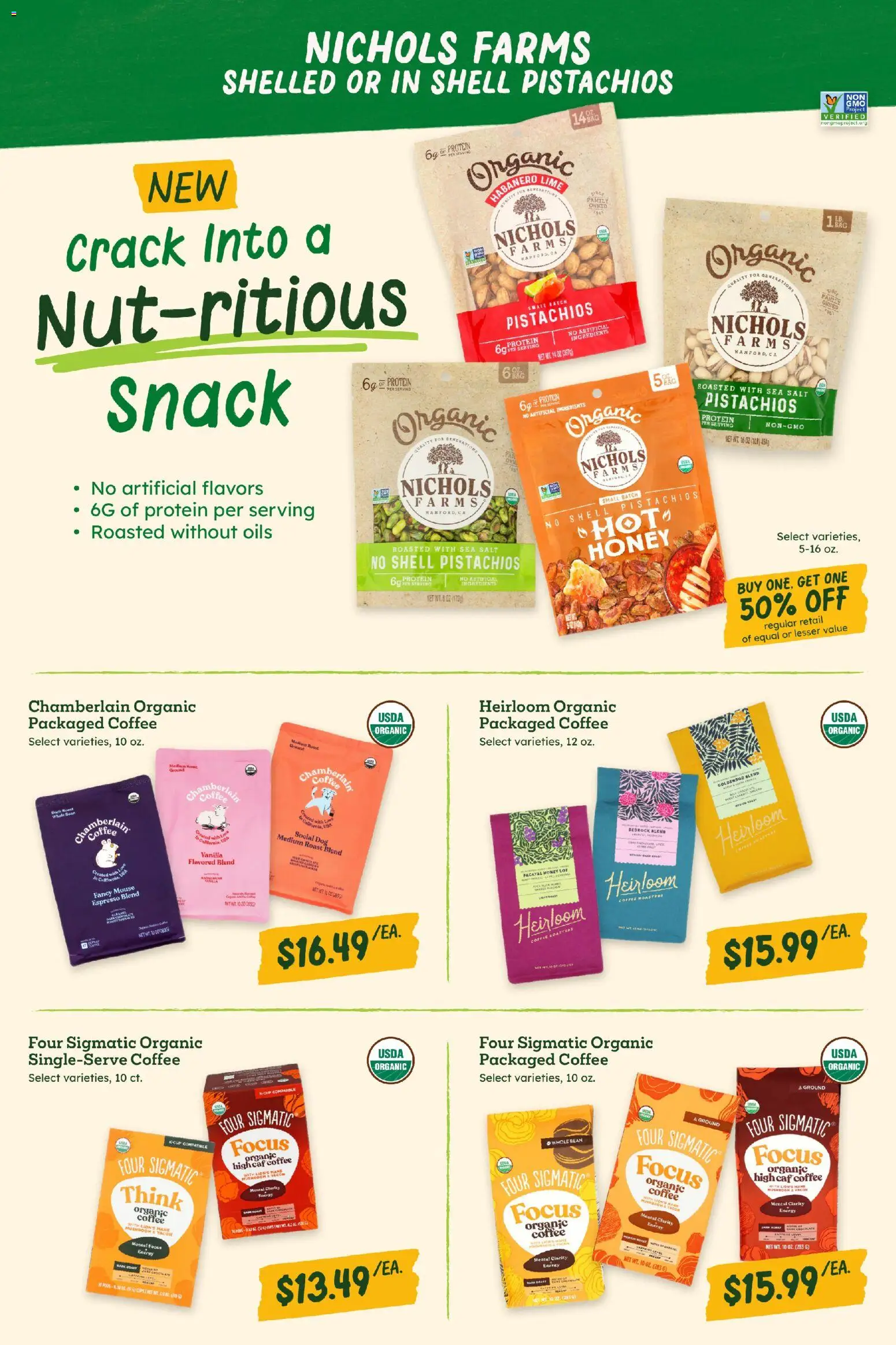 Sprouts Monthly Ad - valid from 25.03.2026 | Page: 8 | Products: Coffee, Salt, Lime, Mouse