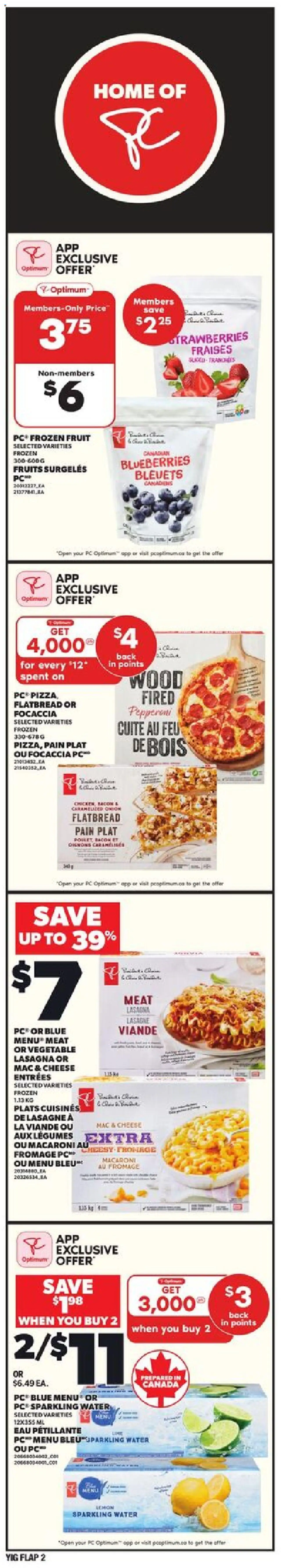 Independent Grocer flyer valid from 18.09.2025 | Page: 2 | Products: Strawberries, PC, Cheese