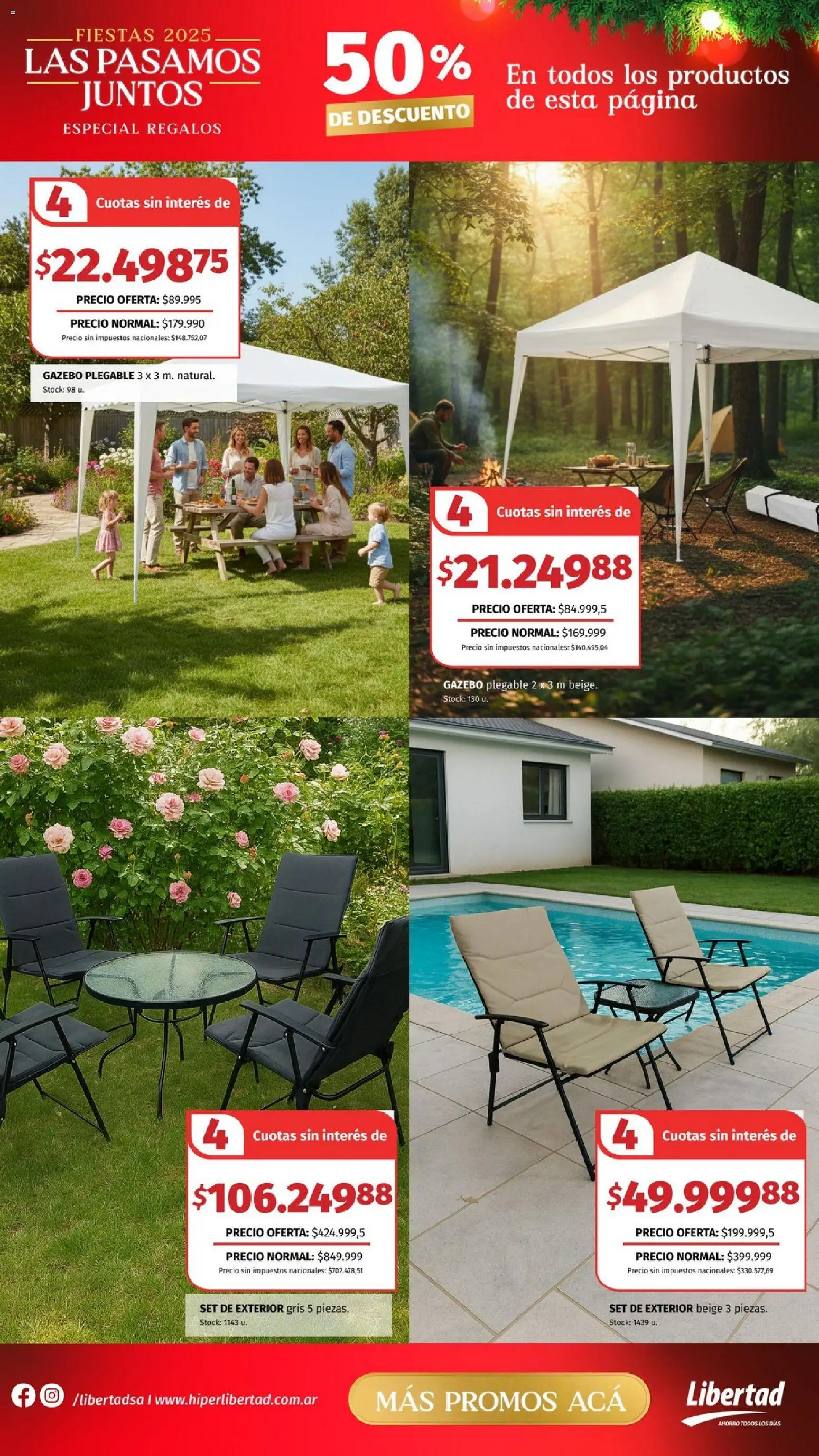Hipermercado Libertad - Especial Regalos │ válido desde el 04.12.2025 | Página: 17 | Productos: Gazebo