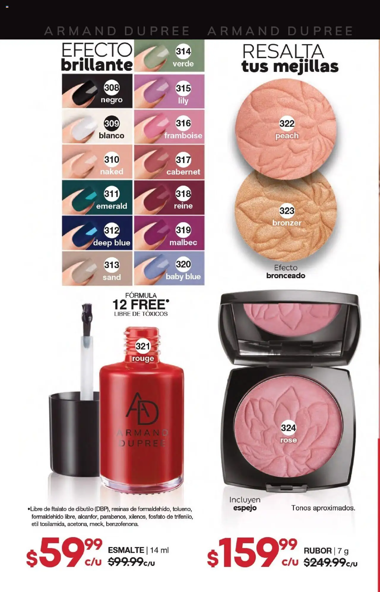 Nuevas ofertas de Fuller válidas en toda la República Mexicana desde el 17.09.2025. ¡Encuentra las mejores ofertas en Fuller - Campaña 12 2025! | Página: 130 | Productos: Té, Espejo, Rubor