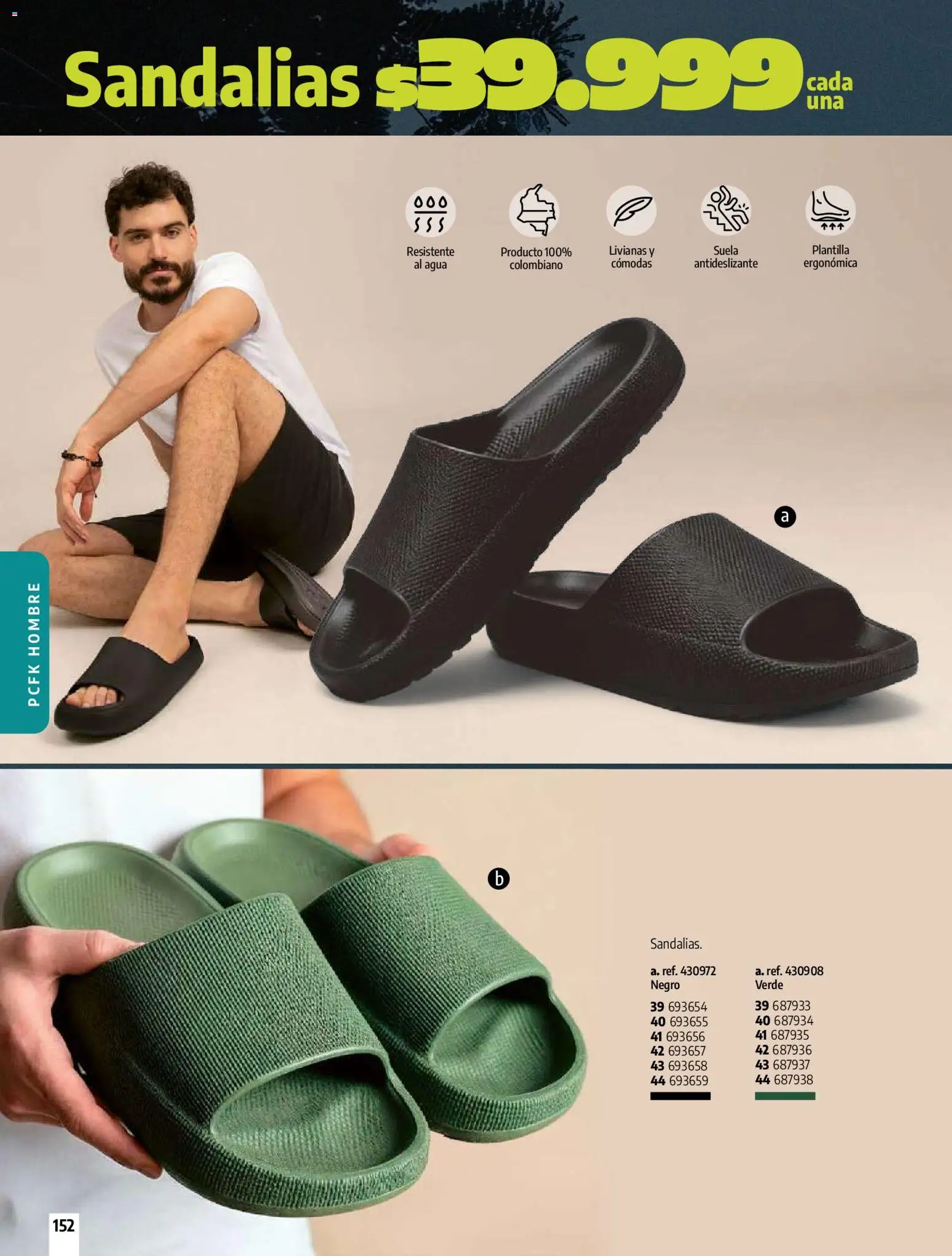 Pacifika revista - valida desde el 01.02.2026 | Página: 152 | Productos: Sandalias, Agua