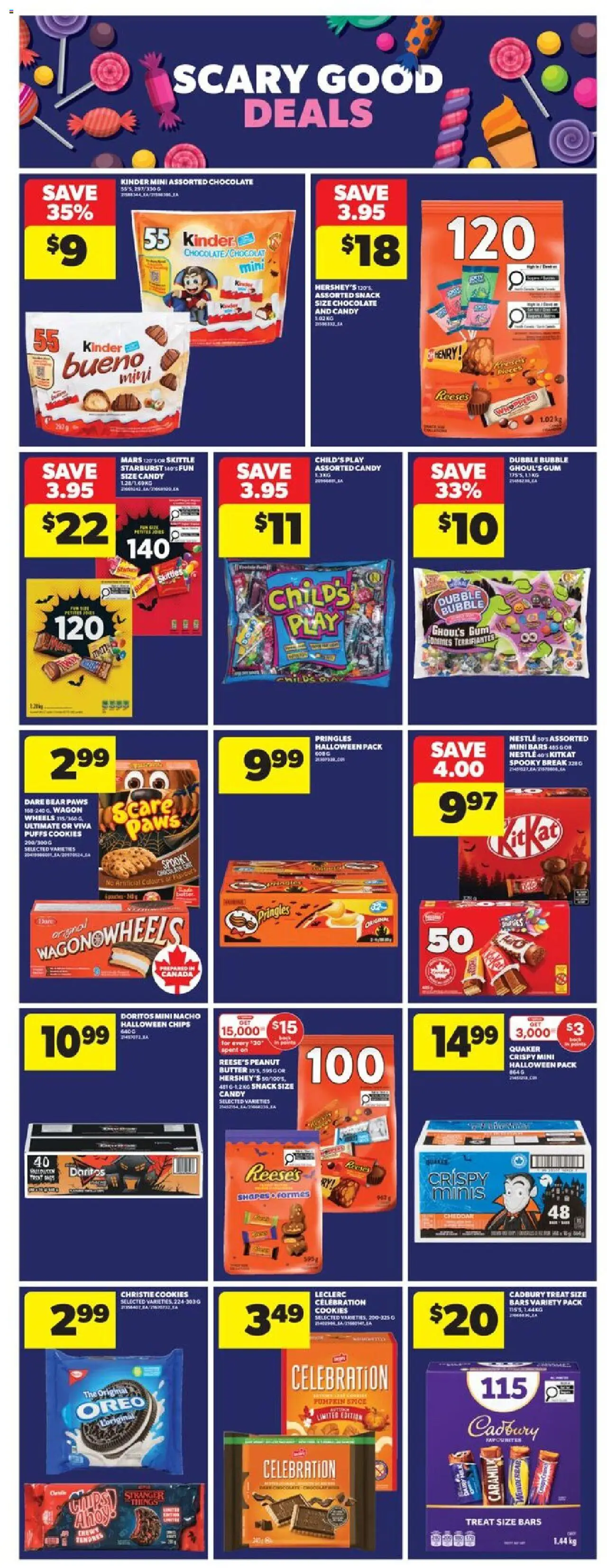 Real Canadian Superstore flyer valid from 16.10.2025 | Page: 15 | Products: Chips, Cookies, Butter, Pumpkin