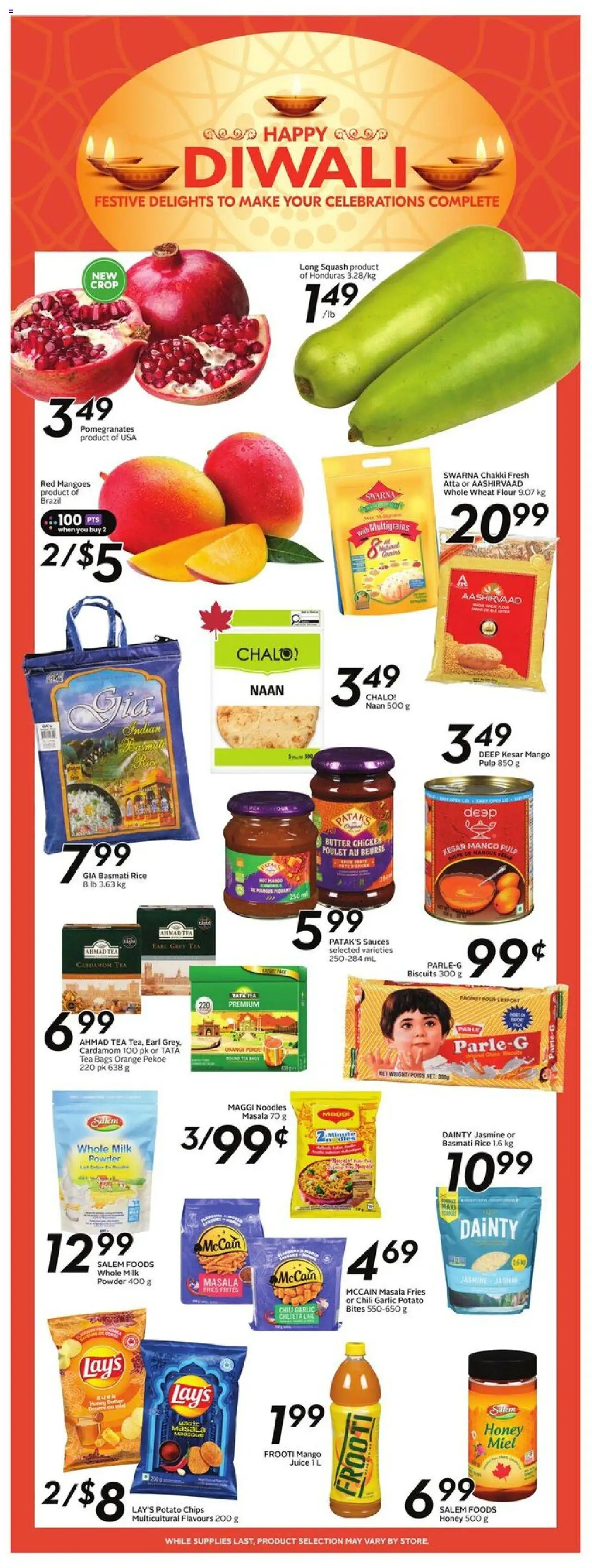 Sobeys flyer valid from 02.10.2025 | Page: 18 | Products: Tea, Powder, Milk, Chicken
