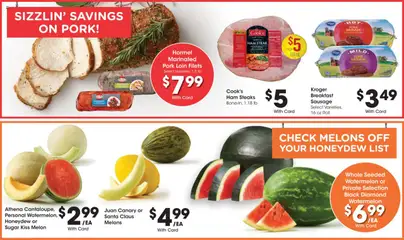 Dillons Weekly Ad - valid from 16.07.2025 | Page: 11 | Products: Pork, Sugar, Sausage, Watermelon
