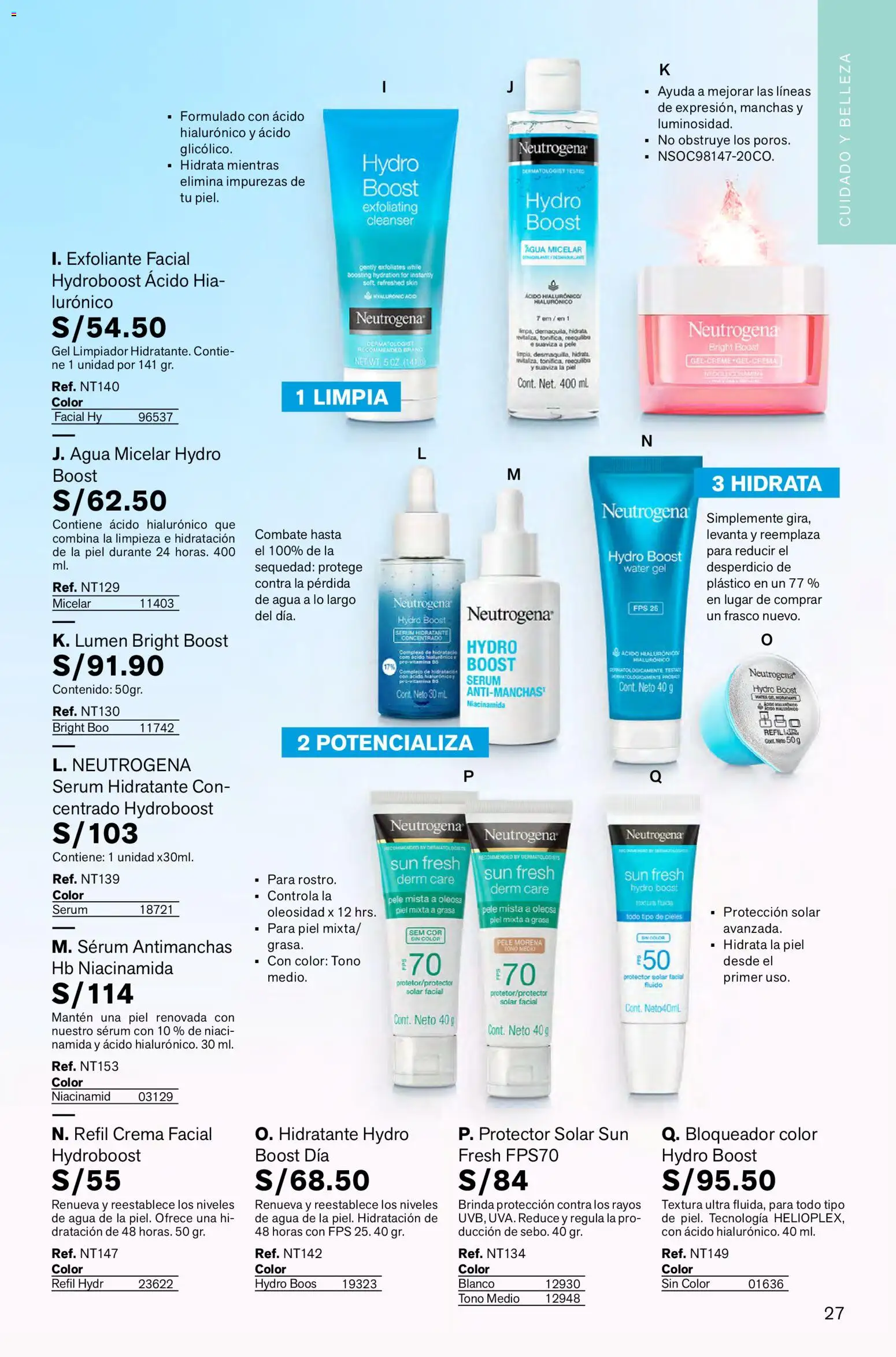 Catálogo Leonisa válido desde 16.01.2026 | Página: 27 | Productos: Exfoliante, Protector solar, Crema