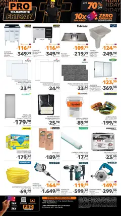 Telhanorte Black Friday - Pré-Visualização do folheto da loja Telhanorte, válido de 27.11.2025 | Página: 2 | Produtos: Lâmpada, Banco, Janela, Martelete