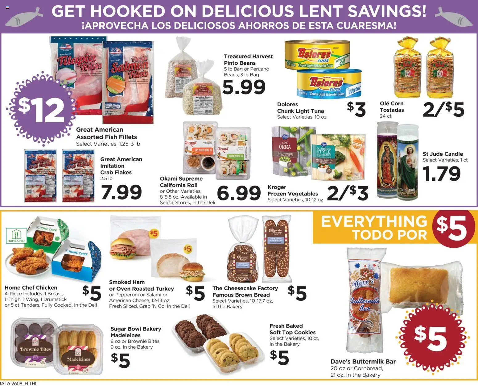 Food 4 Less Weekly Ad - valid from 25.03.2026 | Page: 6 | Products: Corn, Ham, Vegetables, Brownie Bites