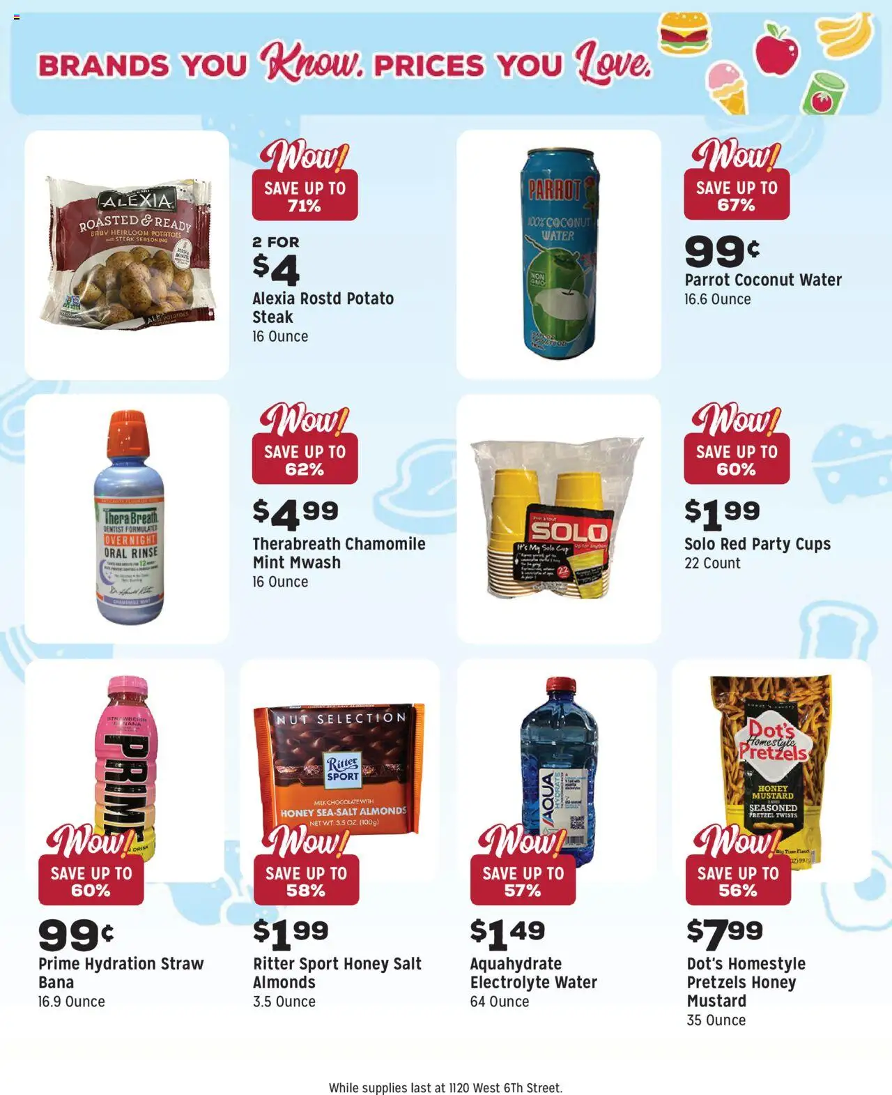Grocery Outlet Weekly - CA - valid from 13.08.2025 | Page: 9 | Products: Milk, Potatoes, Water, Salt