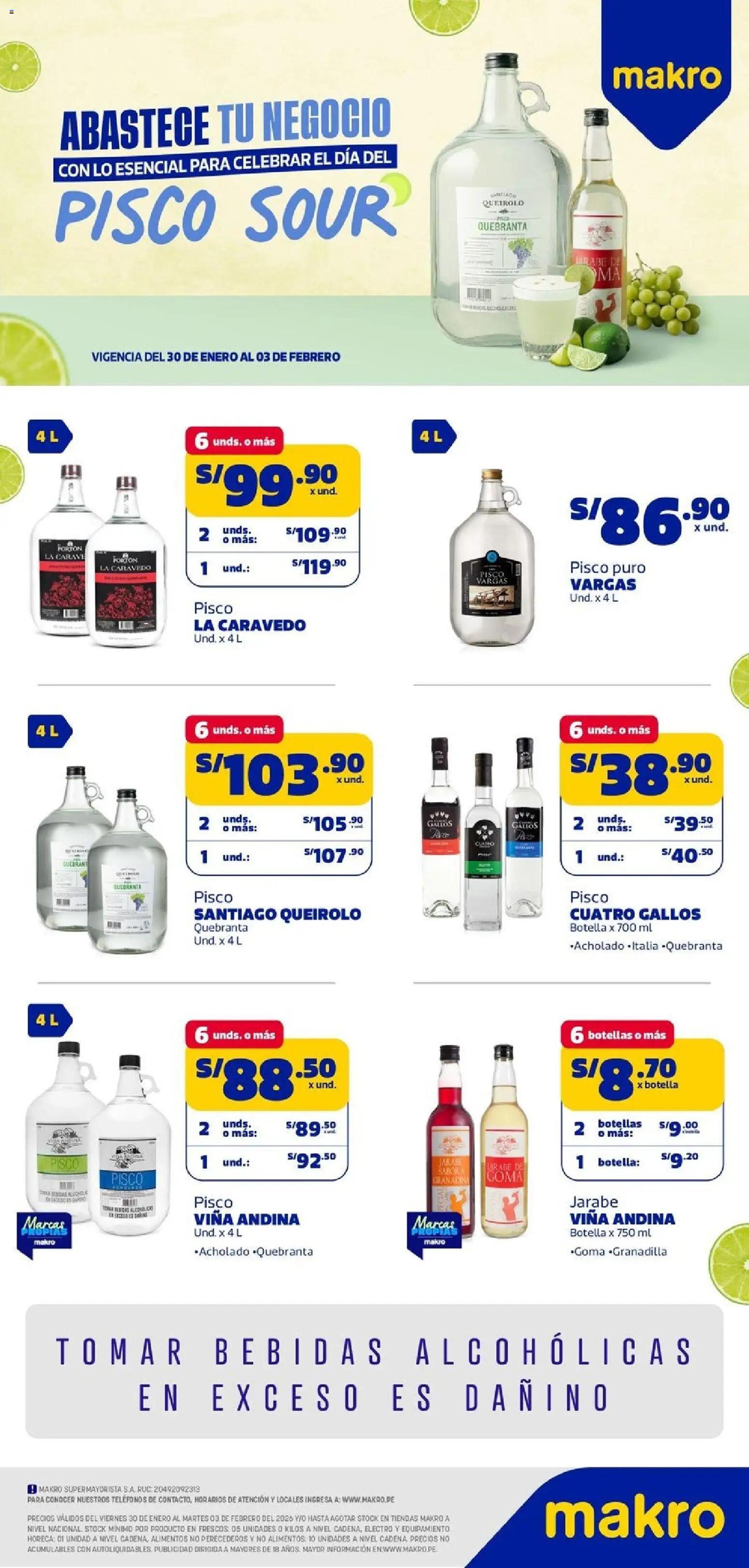 Catálogo Makro válido desde 30.01.2026 | Página: 1