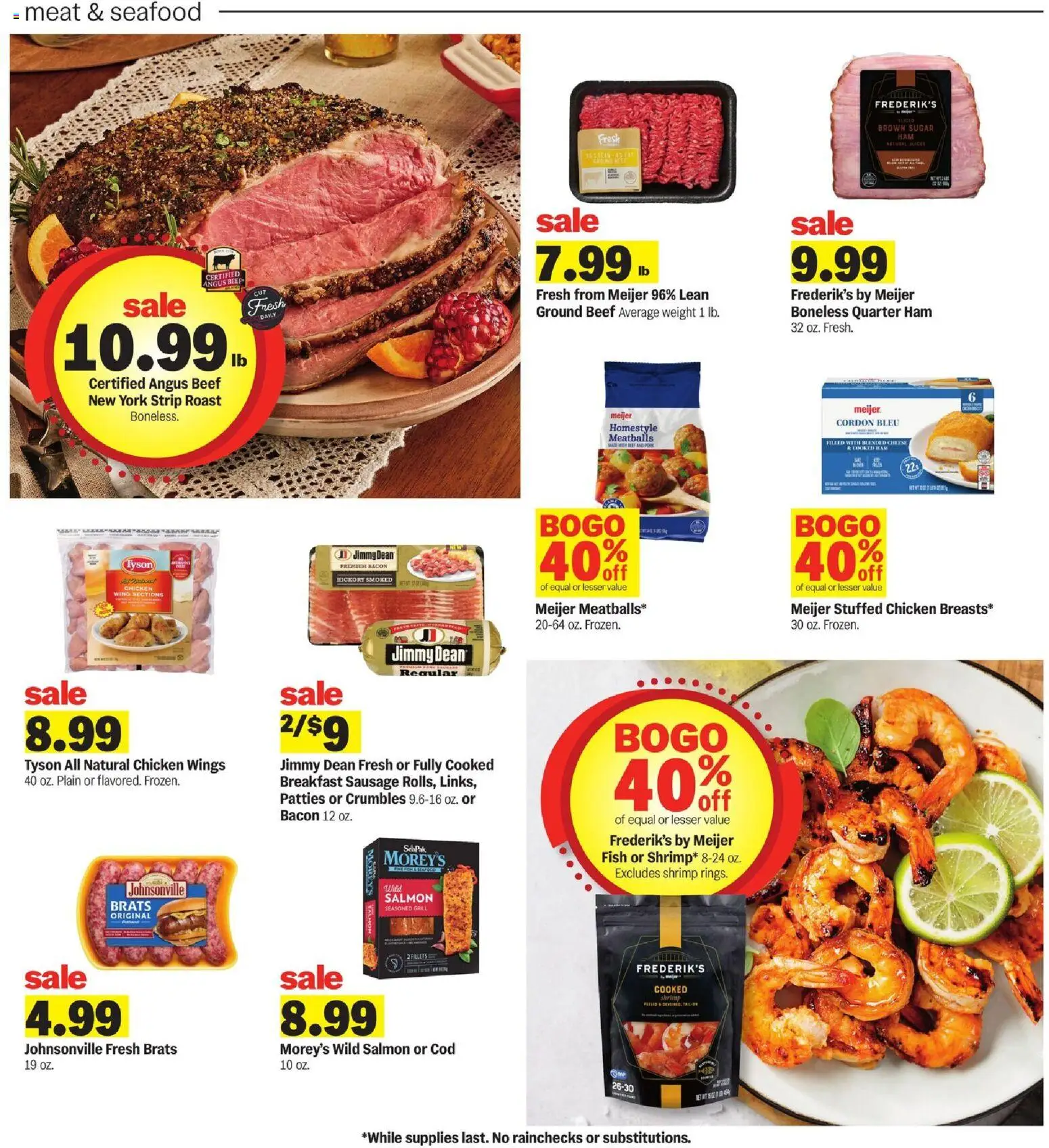 Meijer Weekly Ad - valid from 28.01.2026 | Page: 21 | Products: Ham, Fish, Sausage, Weight