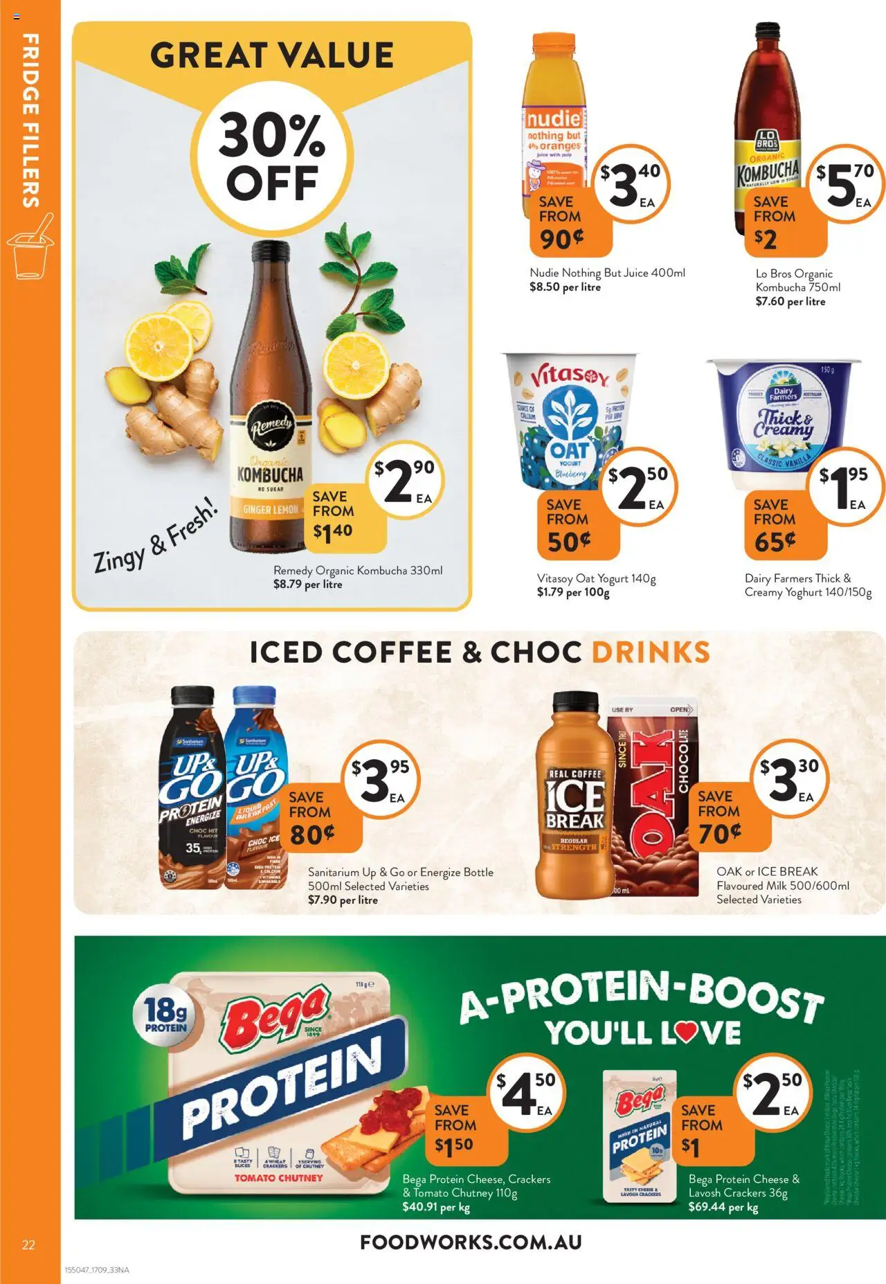 Foodworks catalogue - valid from 17.09.2025 | Page: 22 | Products: Crackers, Dairy, Cheese, Chocolate