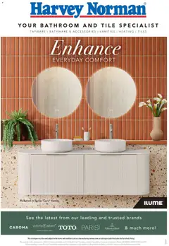 Preview of Harvey Norman Enhance Everyday Comfort Bathroom Catalogue - valid from 04.12.2025