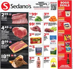 Preview of Sedano's weekly ads valid from 11.02.2026
