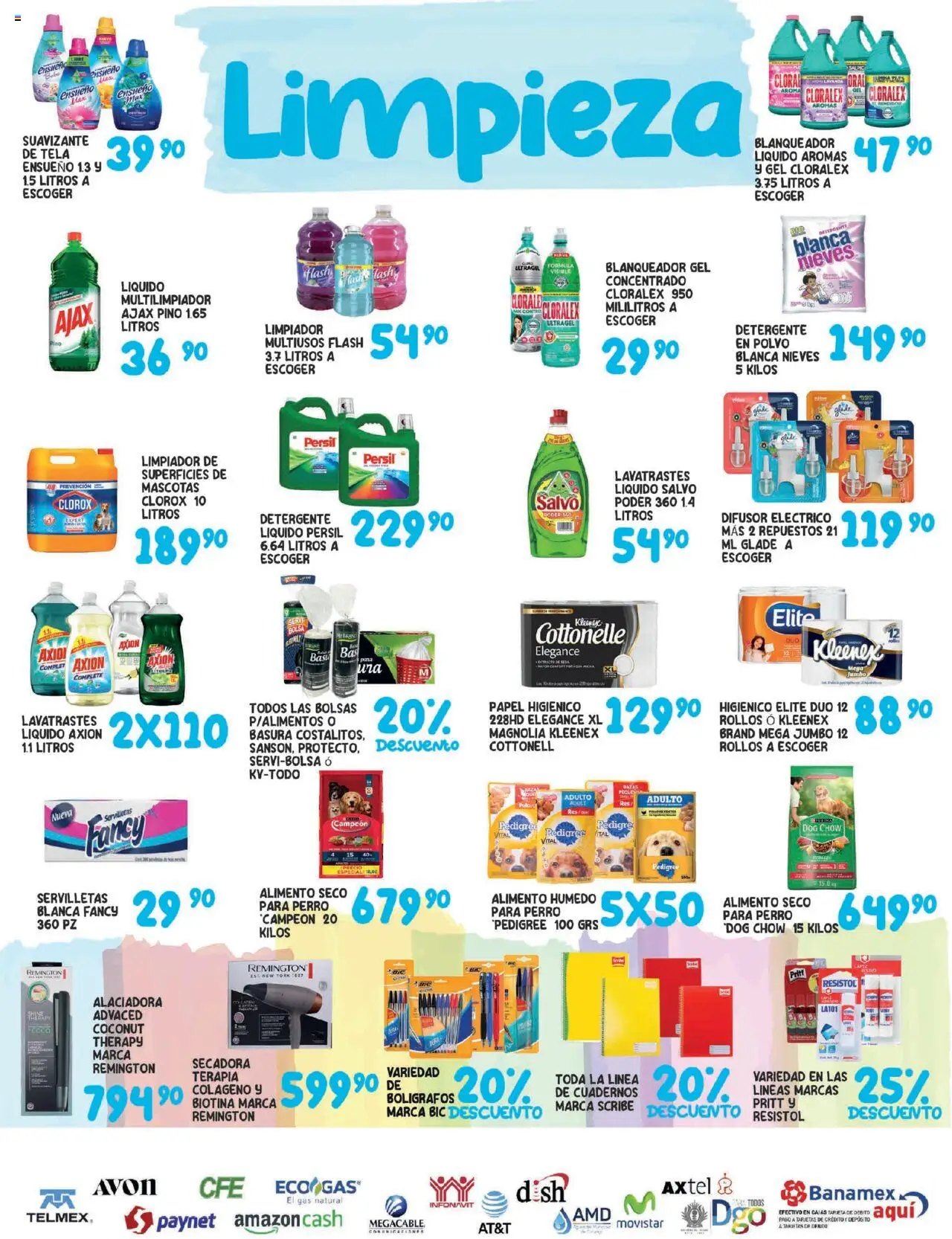 Nuevas ofertas de Alsuper válidas en toda la República Mexicana desde el 09.09.2025. ¡Encuentra las mejores ofertas en Alsuper - Folleto - Durango! | Página: 5 | Productos: Bolsa, Limpiador, Polvo, Servilletas