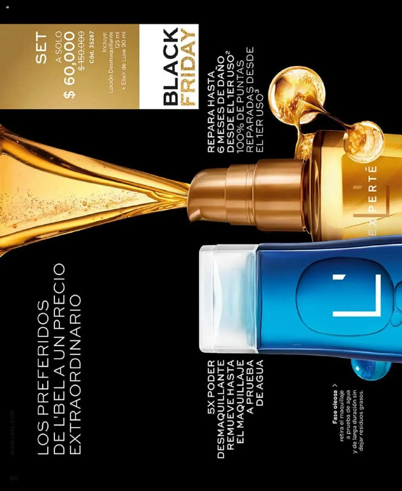 L'Bel revista - valida desde el 14.10.2025 | Página: 62 | Productos: Agua, Loción, Maquillaje, Desmaquillante