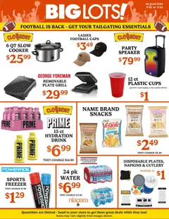 Big Lots Weekly Ad - valid from 19.09.2025 | Page: 2 | Products: Cooker, Game, Speaker, Freezer