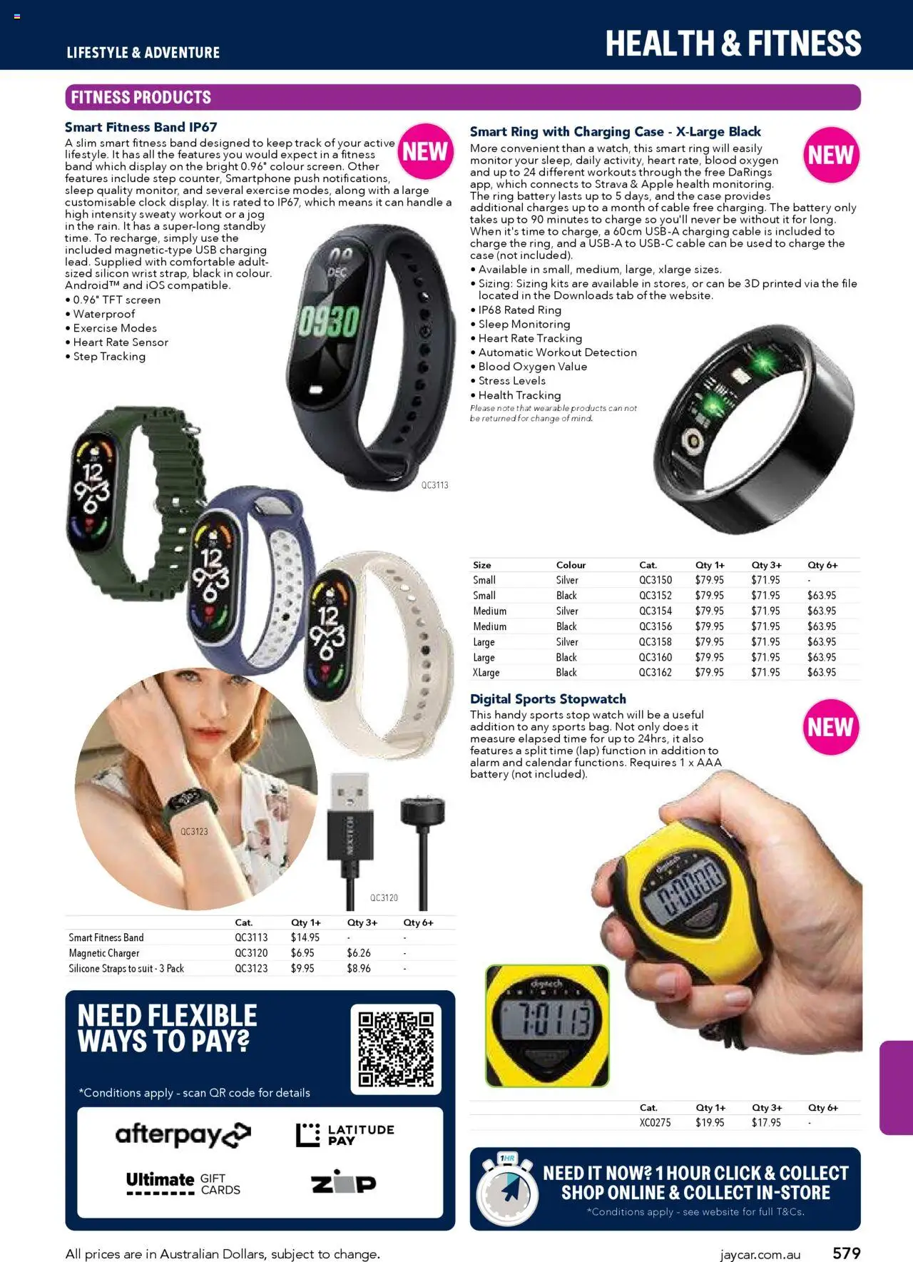 Jaycar catalogue - valid from 09.07.2025 | Page: 579 | Products: Charger, Clock, Digital, Screen