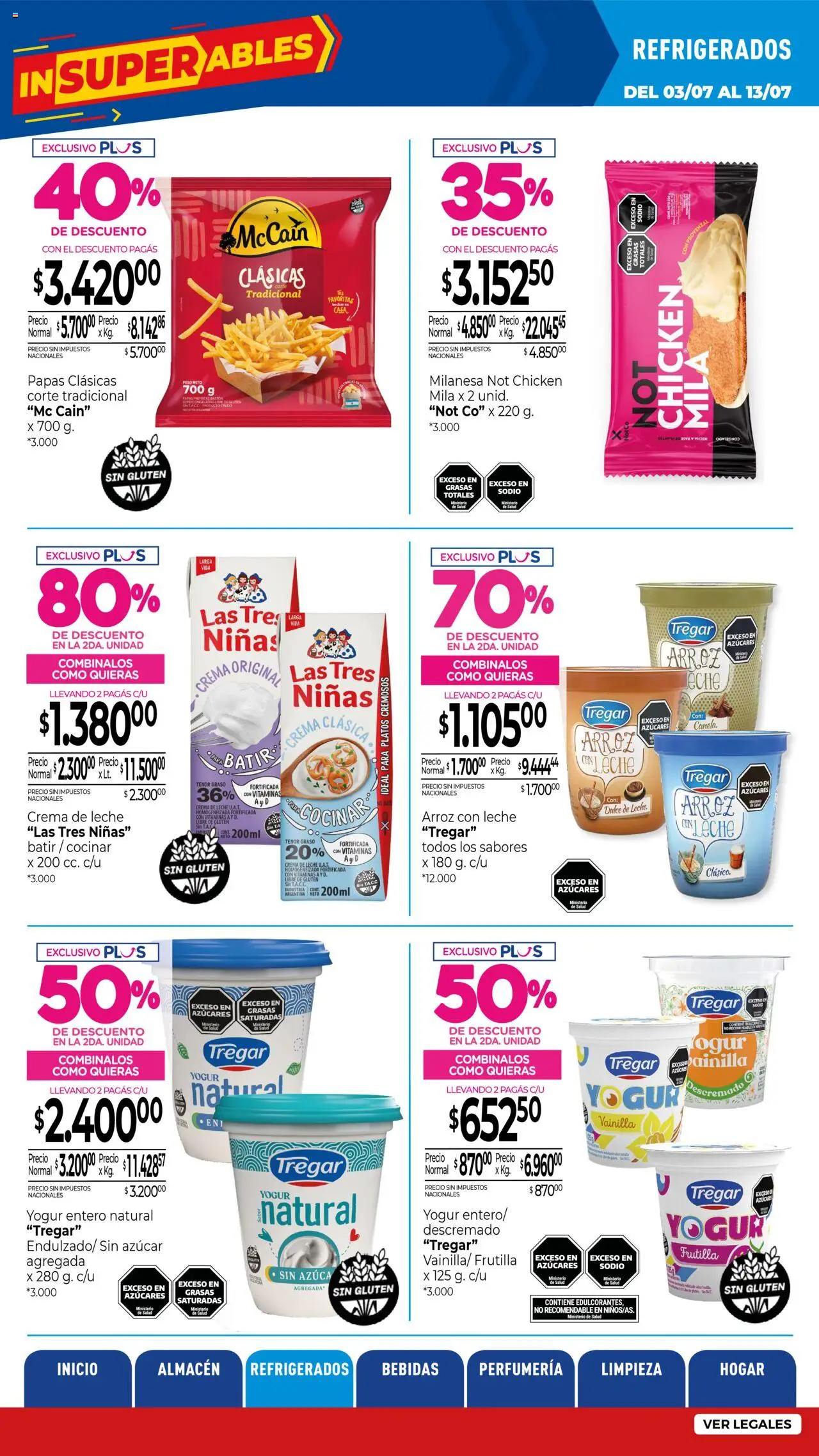 La Anonima - Insuperables - z5 │ válido desde el 03.07.2025 | Página: 17 | Productos: Vitaminas, Azucar, Leche, Crema