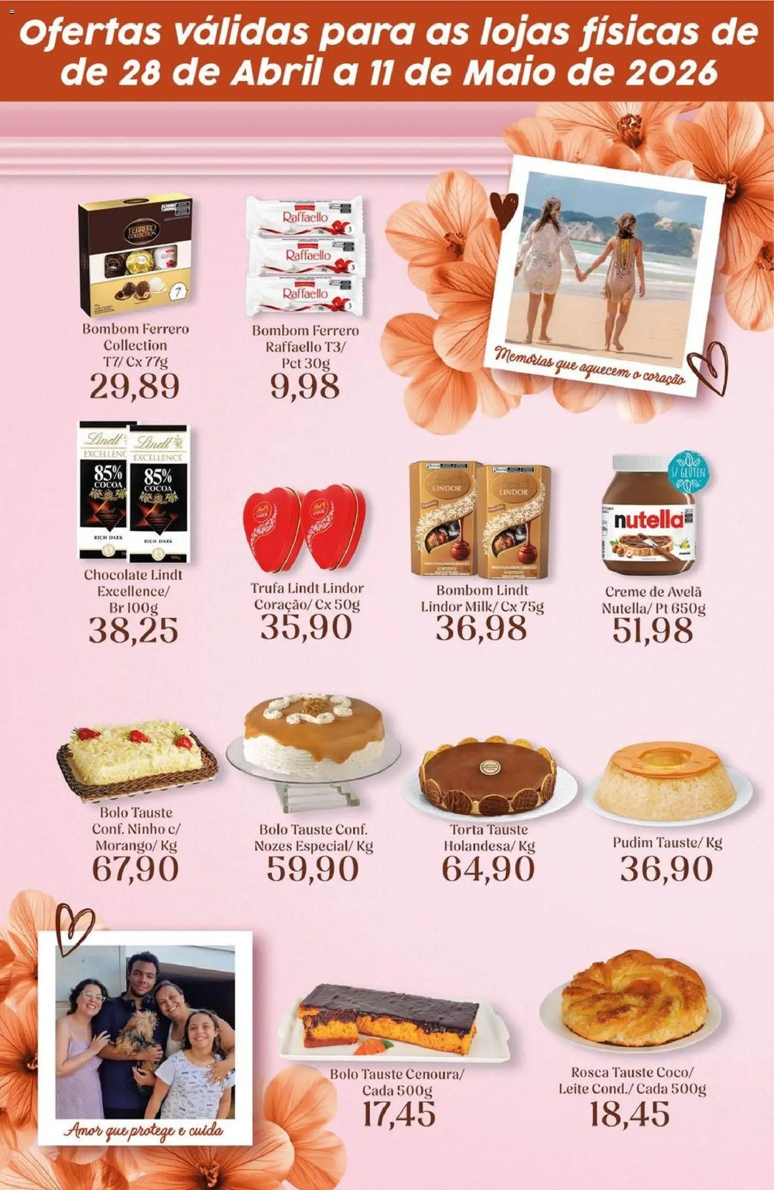 Tauste Folheto - válido de 28.04.2026 | Página: 4 | Produtos: Leite, Creme, Bombom, Avelã
