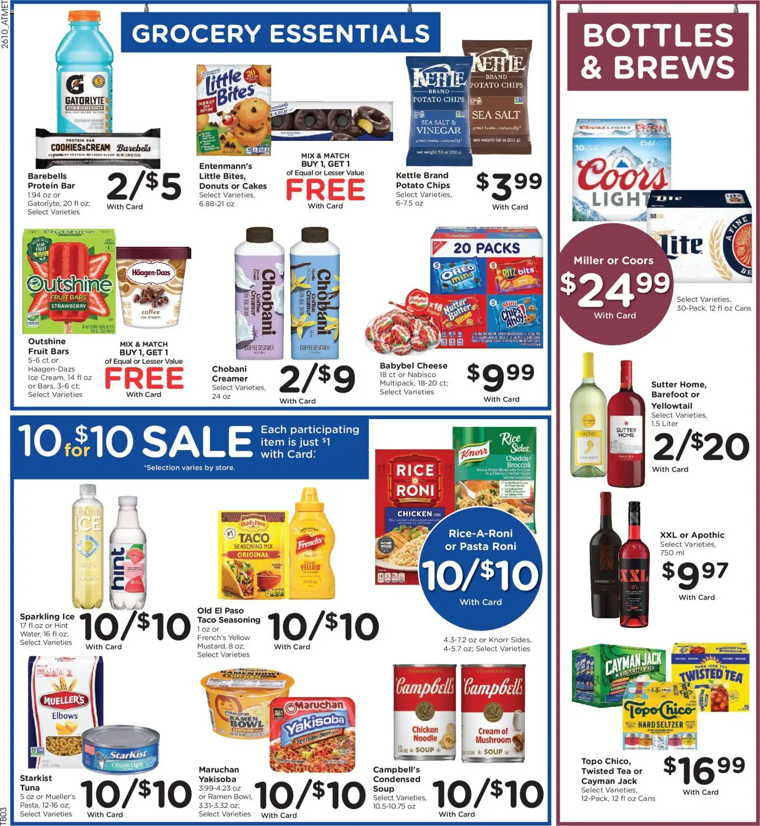 Kroger Weekly Ad - valid from 08.04.2026 | Page: 6 | Products: Broccoli, Tea, Pasta, Chips