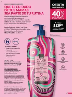 Vista previa de Aceite de Coco Humectación intensiva Crema corporal 6 en 1, Aceite/Óleo de Coco Humectación Intensiva Crema Corporal Hidratação Intensiva Loção Desodorante Corporal, para piel extra seca, 1 Litro, nuevo folleto de la tienda, válido en México a partir del 12.09.2025 | Página: 175