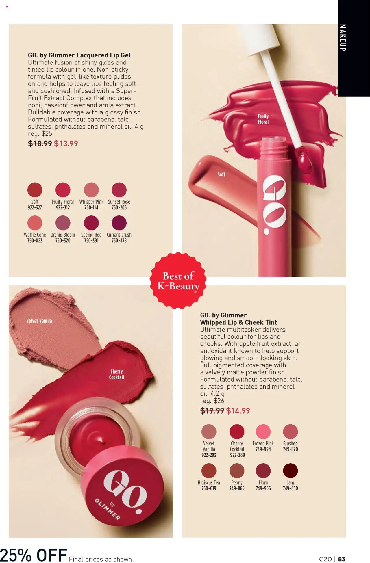 Avon flyer valid from 25.09.2025 | Page: 83 | Products: Tea, Powder, Lip gloss