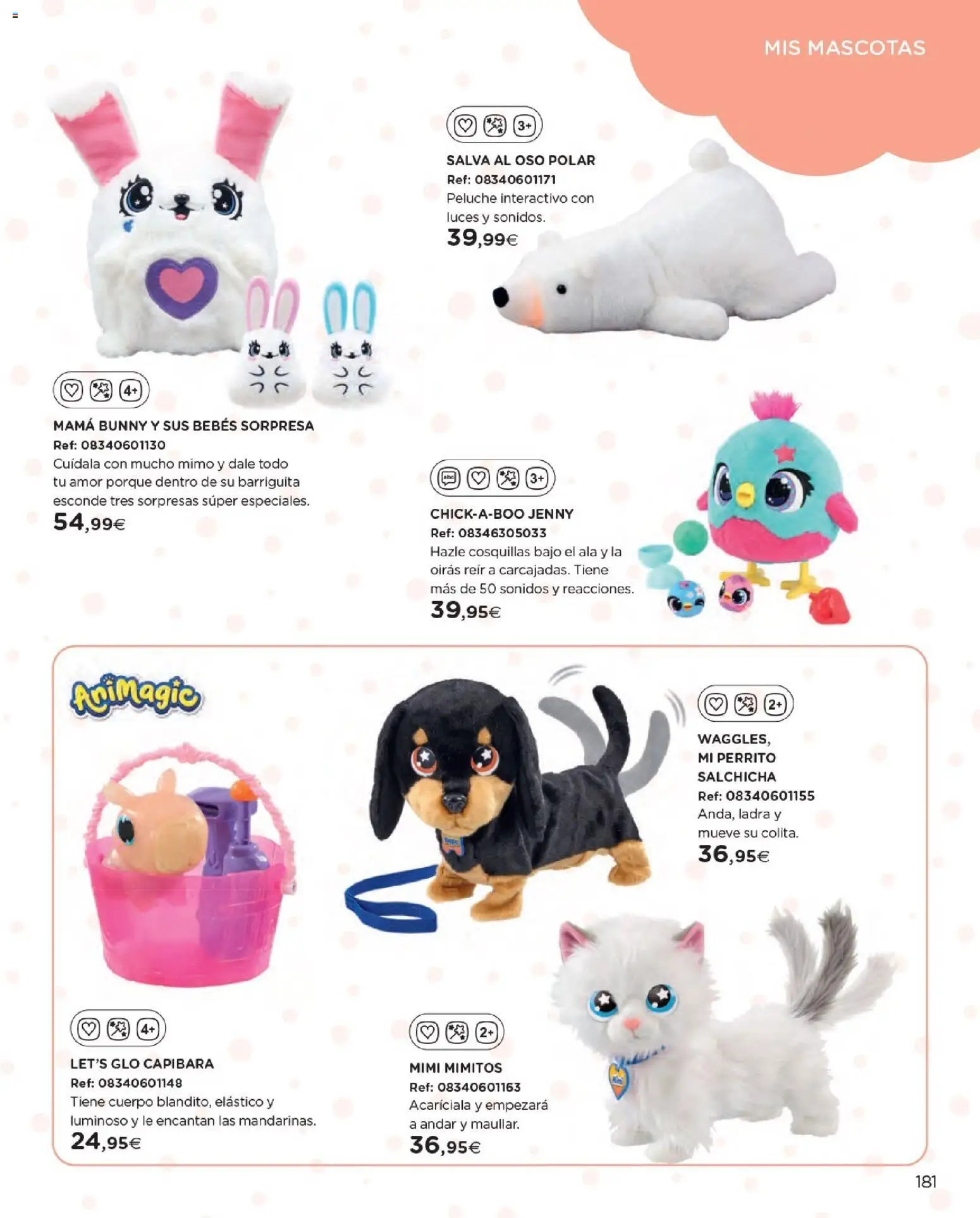 Nuevas ofertas de El Corte Inglés válidas en toda la República Mexicana desde el 27.10.2025. ¡Encuentra las mejores ofertas en El Corte Inglés catálogo Juguetes! | Página: 181 | Productos: Salchicha