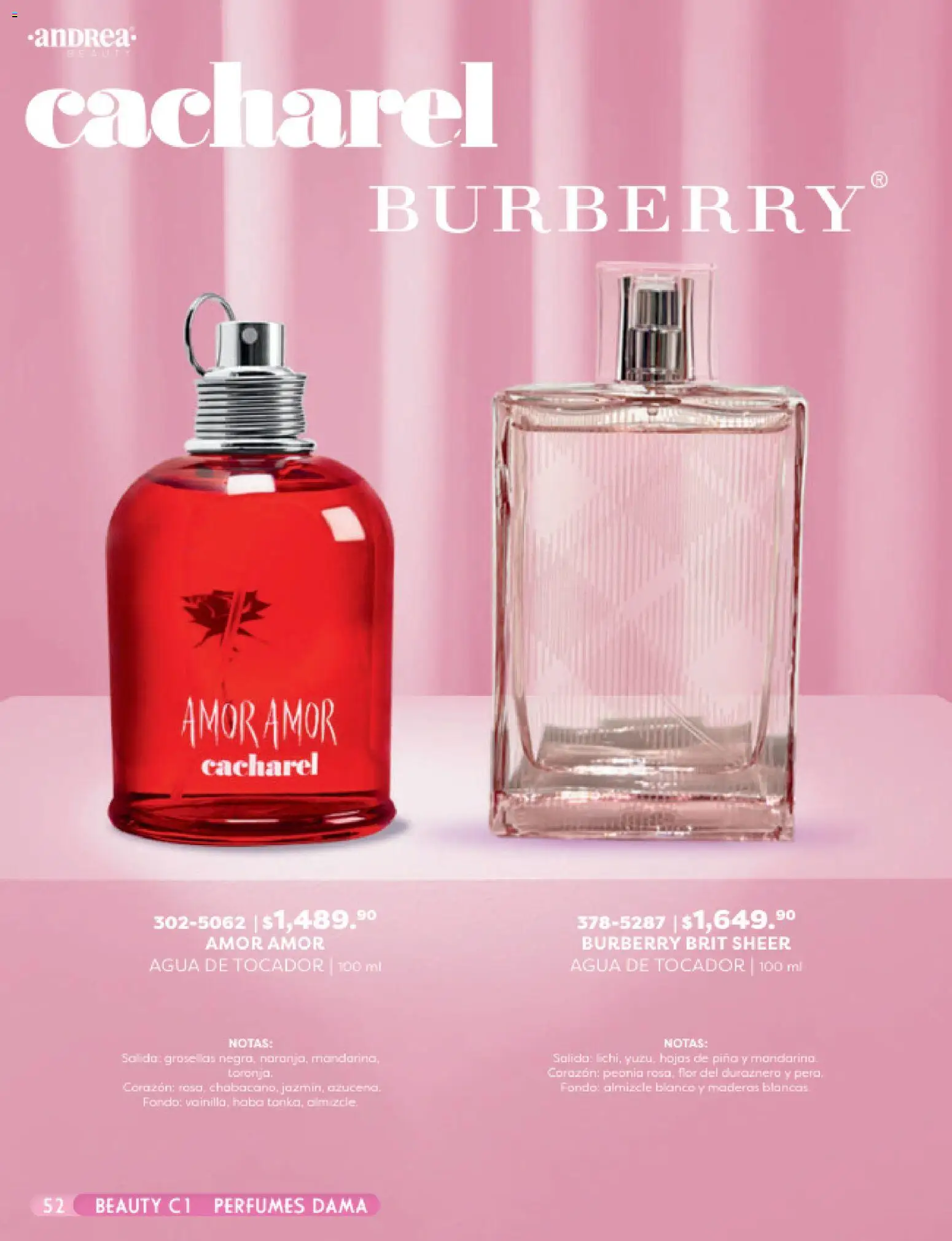 Nuevas ofertas de Andrea válidas en toda la República Mexicana desde el 25.01.2026. ¡Encuentra las mejores ofertas en Andrea catálogo Beauty! | Página: 52 | Productos: Pera, Agua, Piña