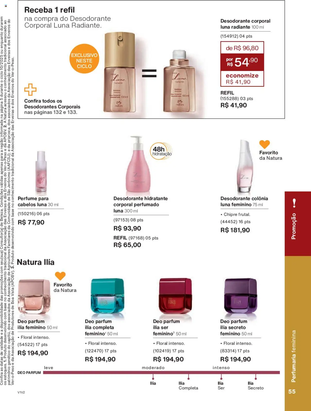 Natura Folheto - válido de 05.06.2025 | Página: 55 | Produtos: Perfume, Desodorante, Base