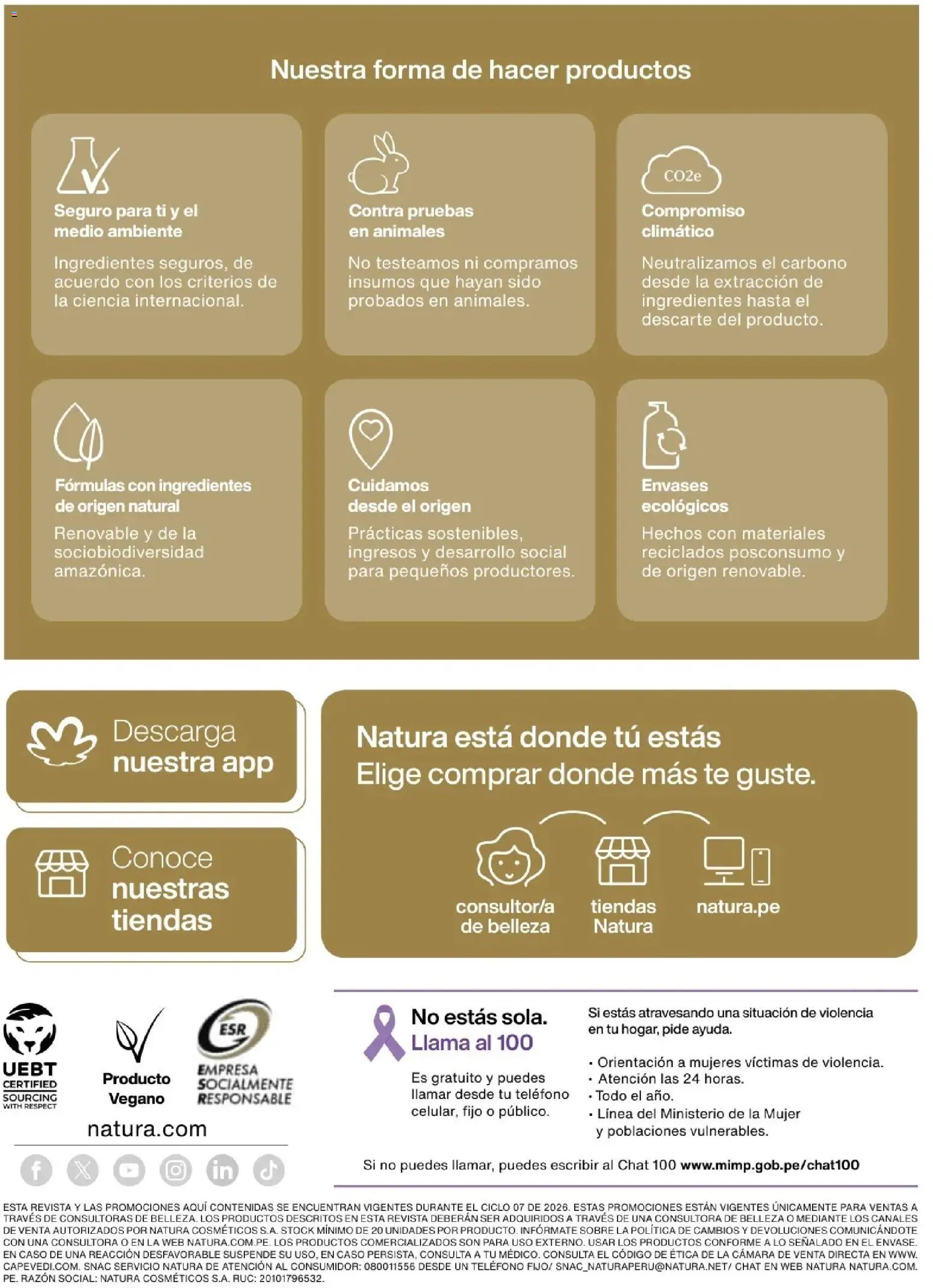 Catálogo Natura válido desde 31.03.2026 | Página: 150 | Productos: Té, Teléfono, Cámara