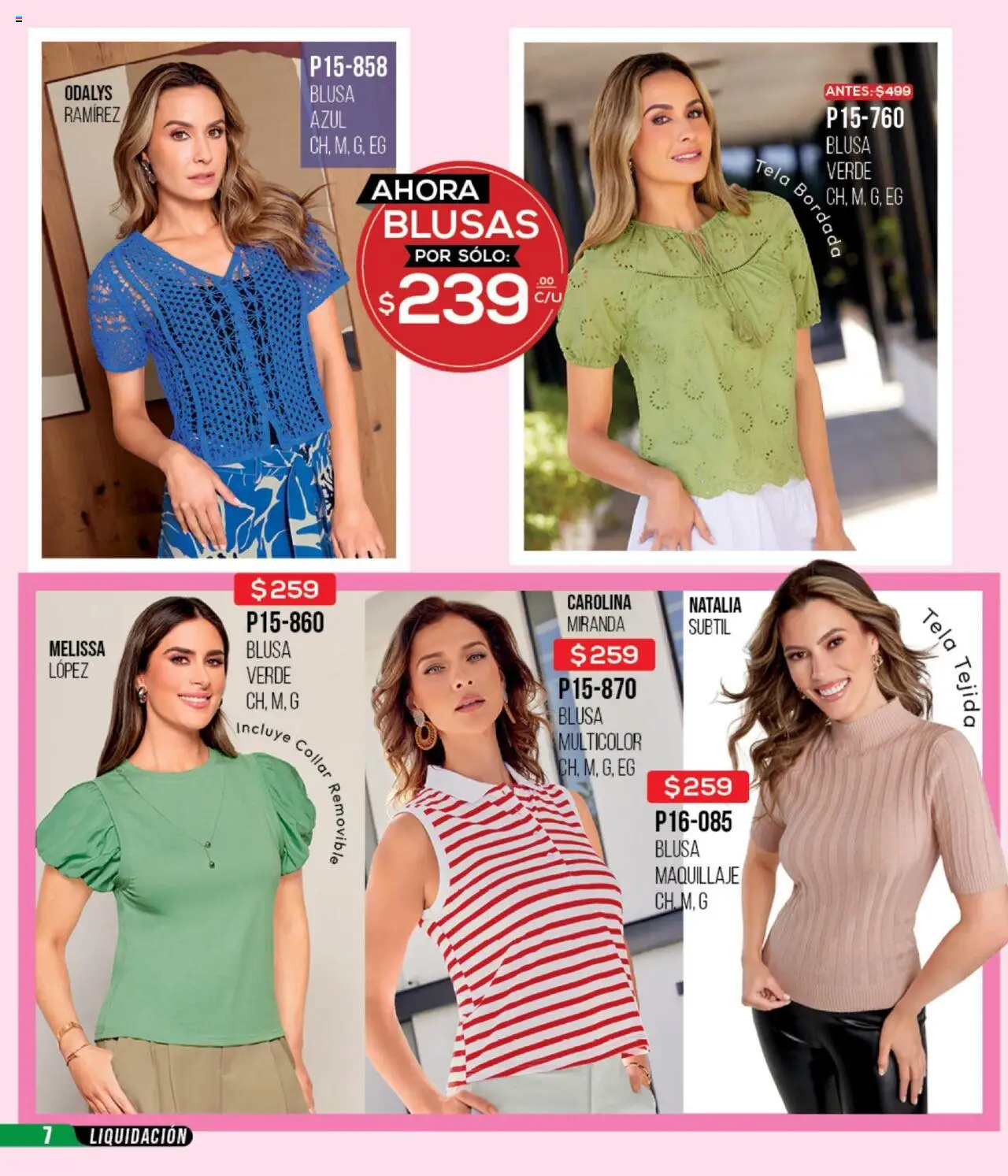 Nuevas ofertas de Cklass válidas en toda la República Mexicana desde el 09.09.2025. ¡Encuentra las mejores ofertas en Cklass - Catálogo Liquidacion Calzado! | Página: 191 | Productos: Blusa, Collar, Maquillaje