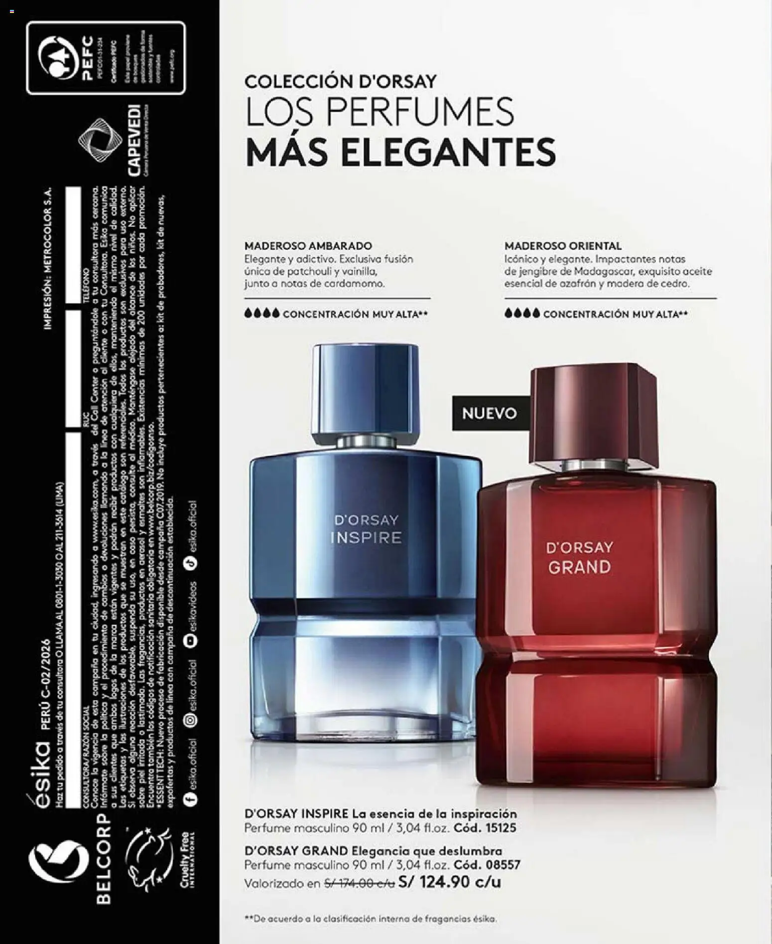 Catálogo Ésika válido desde 27.12.2025 | Página: 140 | Productos: Aceite, Teléfono, Perfume