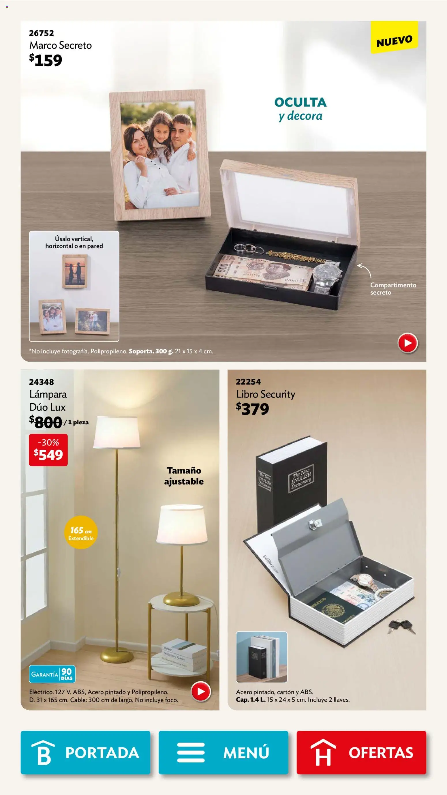 Nuevas ofertas de Betterware válidas en toda la República Mexicana desde el 02.02.2026. ¡Encuentra las mejores ofertas en Betterware campaña 2 2026! | Página: 29 | Productos: Cable, Lámpara