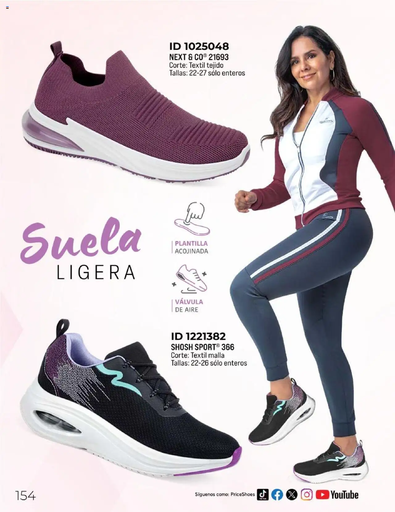 Nuevas ofertas de Price Shoes válidas en toda la República Mexicana desde el 10.02.2025. ¡Encuentra las mejores ofertas en Price Shoes catálogo Confort! | Página: 154 | Productos: Válvula, Malla