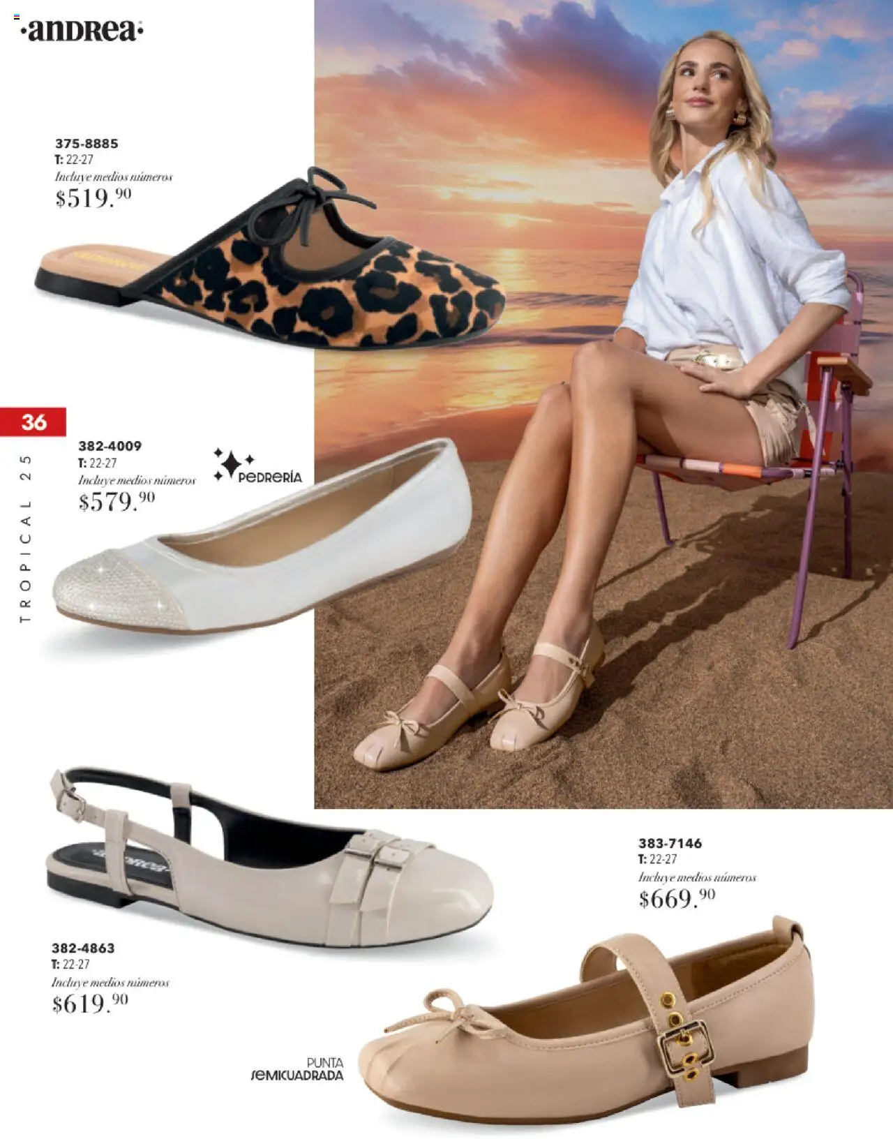 Nuevas ofertas de Andrea válidas en toda la República Mexicana desde el 17.08.2025. ¡Encuentra las mejores ofertas en Andrea - Catálogo Tropical Otoño / Invierno! | Página: 36