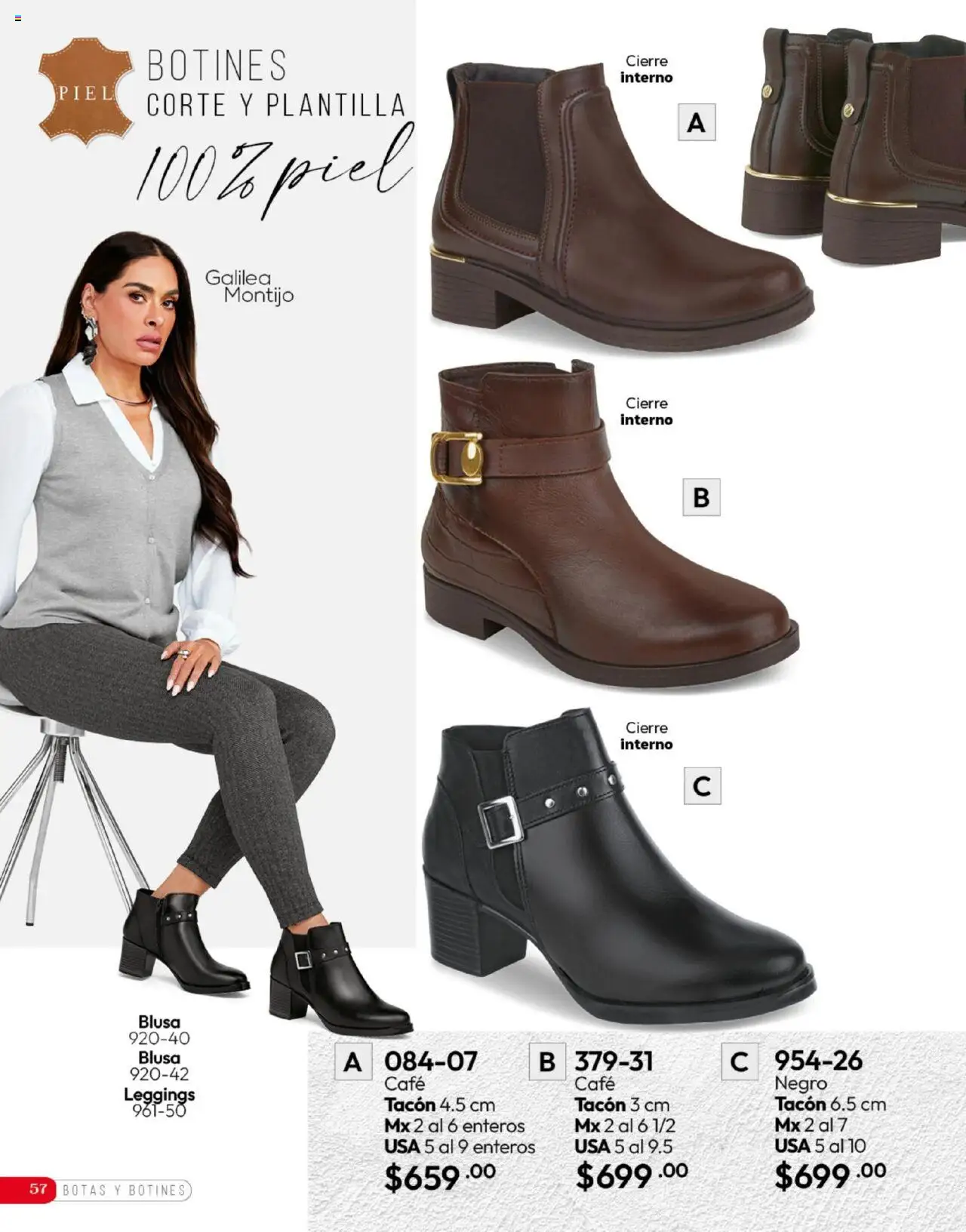 Nuevas ofertas de Cklass válidas en toda la República Mexicana desde el 16.09.2025. ¡Encuentra las mejores ofertas en Cklass - Catálogo Invierno Calzado! | Página: 58 | Productos: Blusa, Leggings, Café, Botines