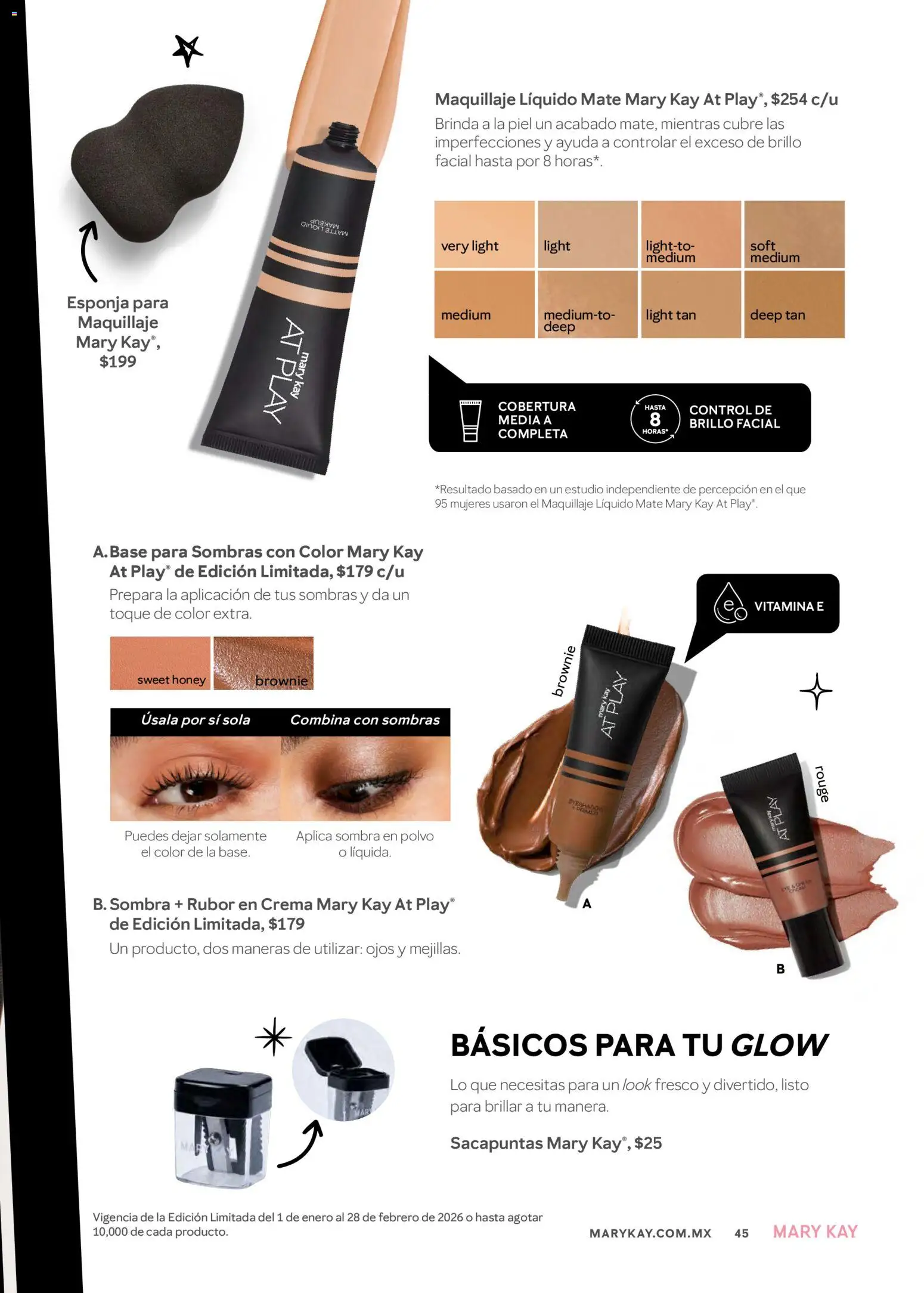 Nuevas ofertas de Mary Kay válidas en toda la República Mexicana desde el 01.01.2026. ¡Encuentra las mejores ofertas en Mary Kay catálogo! | Página: 45 | Productos: Crema, Sombra, Mate, Rubor