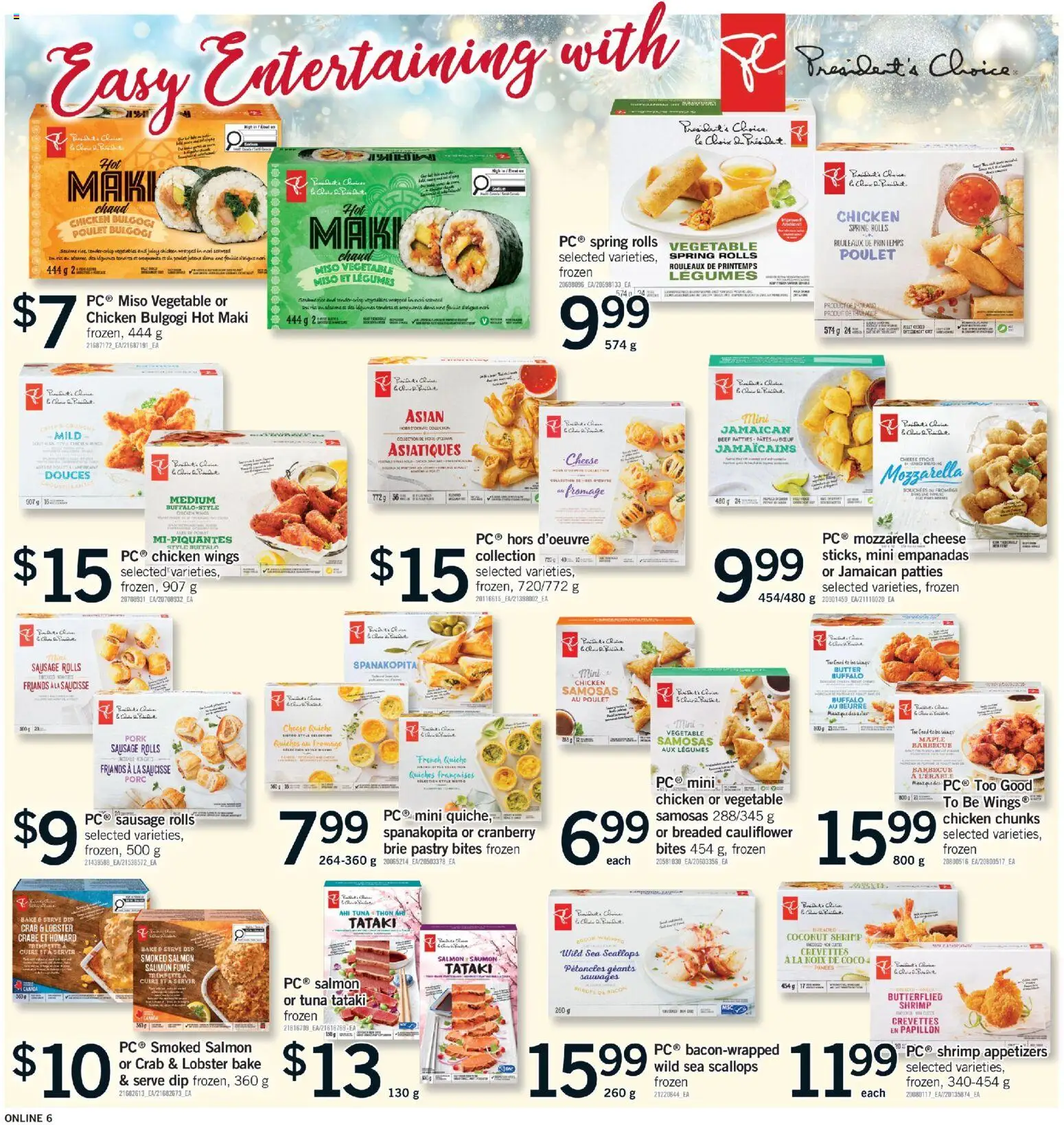 Fortinos flyer valid from 27.12.2025 | Page: 6 | Products: Beef, Chicken wings, Chicken, Pork
