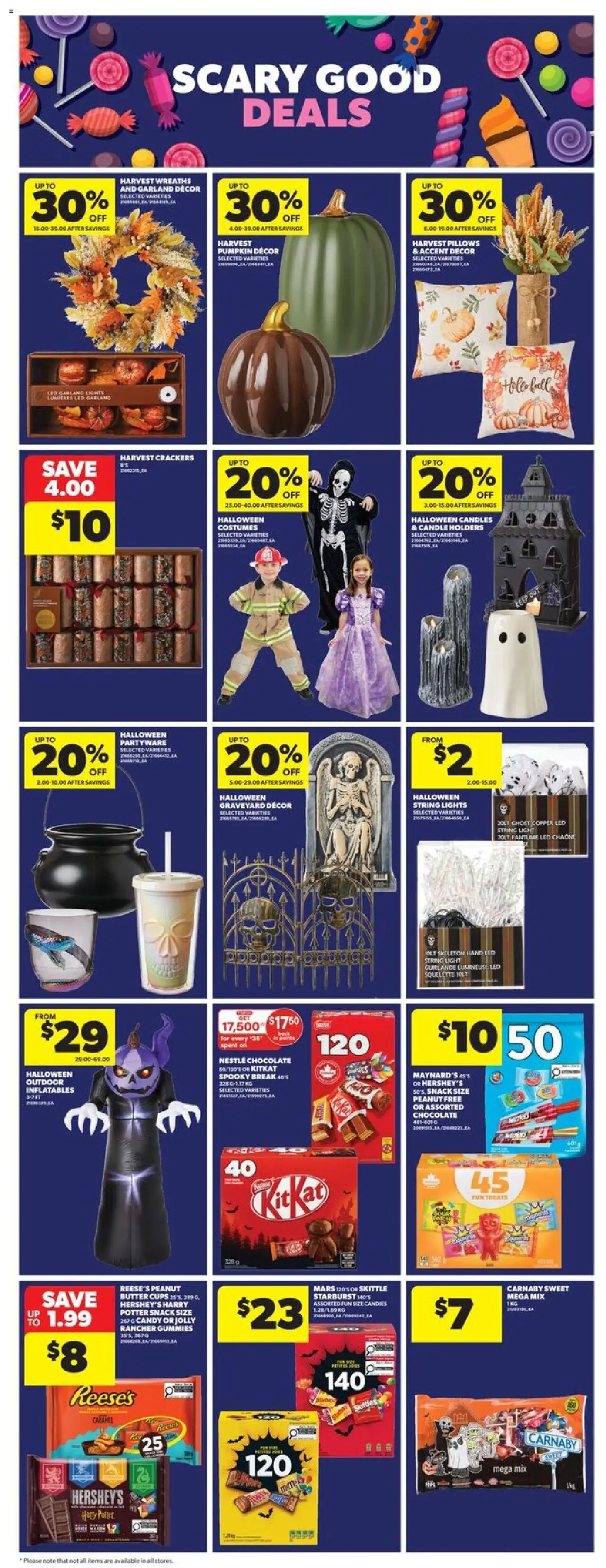 Real Canadian Superstore flyer valid from 25.09.2025 | Page: 38 | Products: Candies, Butter, Chocolate, Pumpkin