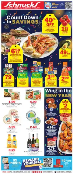 Preview of Schnucks weekly ads valid from 26.12.2025