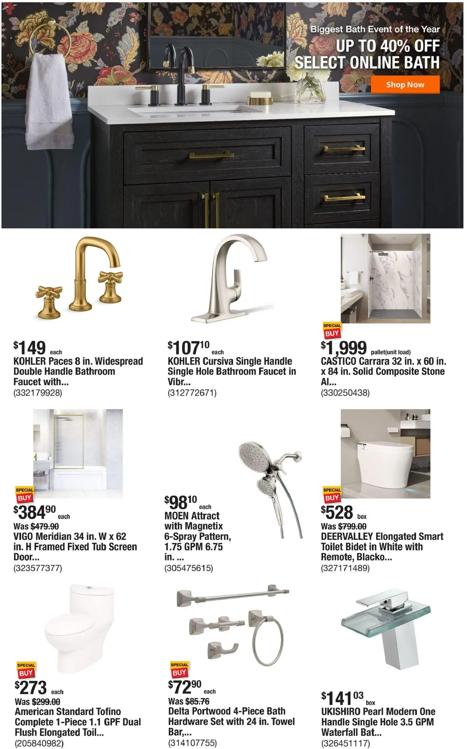 Home Depot Weekly Ad - NC - valid from 29.01.2026 | Page: 2 | Products: Bath