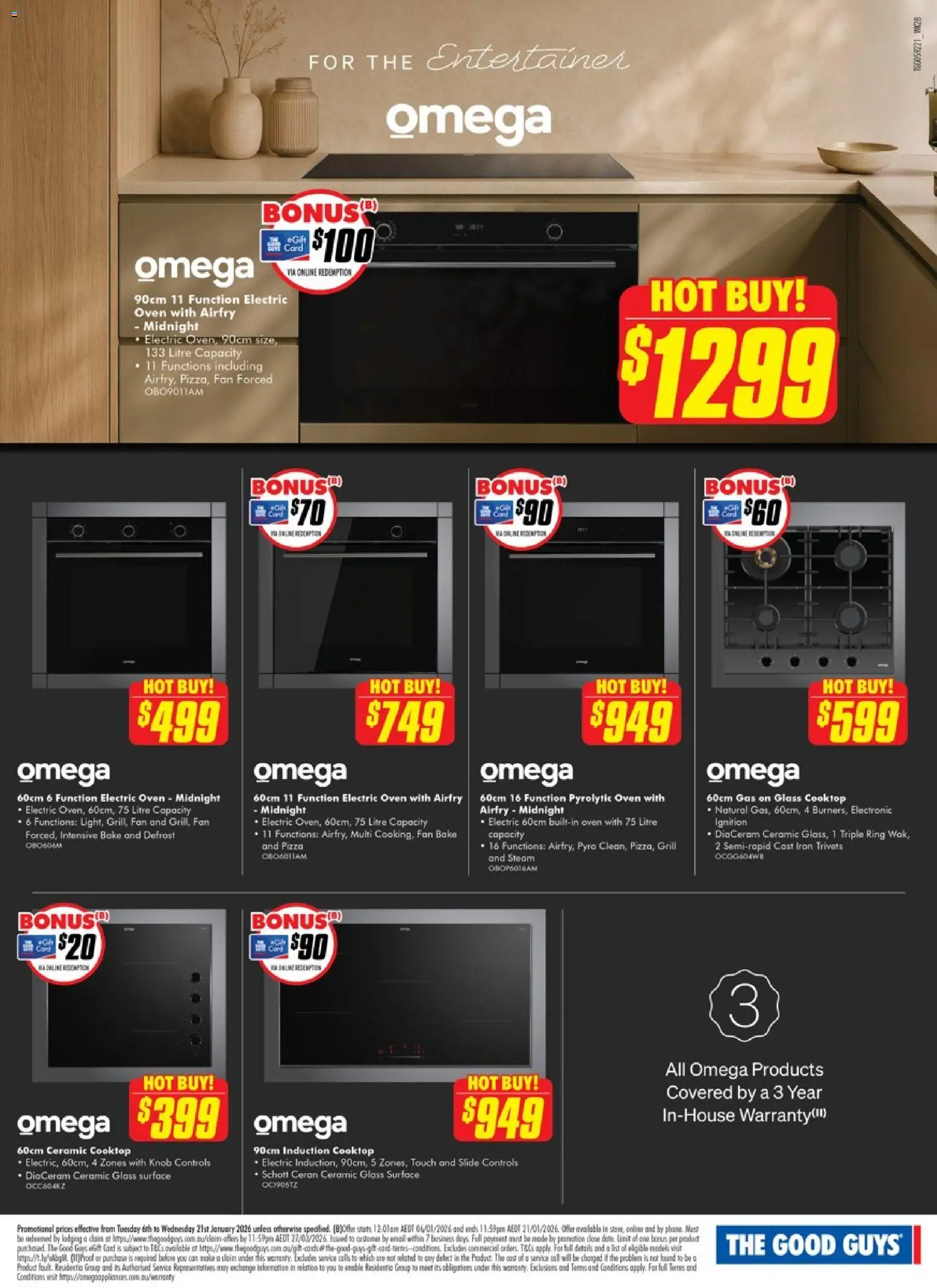 The Good Guys catalogue - valid from 05.01.2026 | Page: 10 | Products: Oven, Cooktop, Grill, Iron