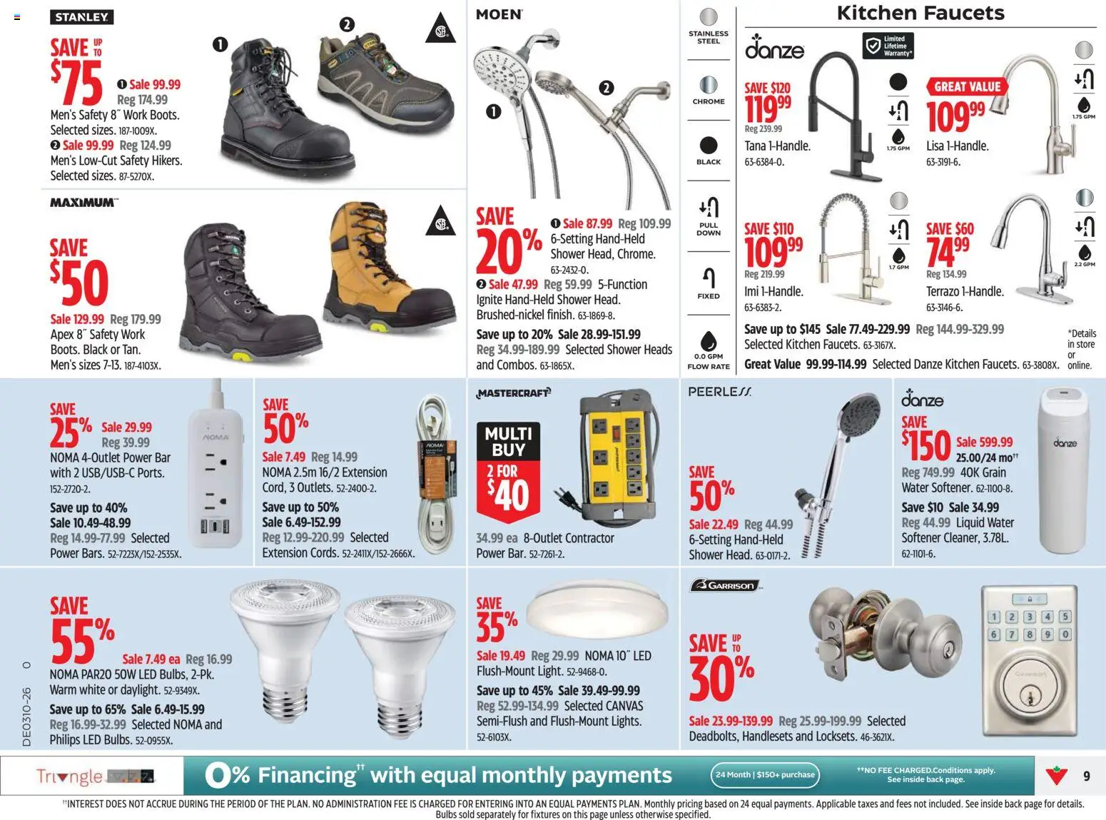 Canadian Tire flyer valid from 05.03.2026 | Page: 9 | Products: Shower